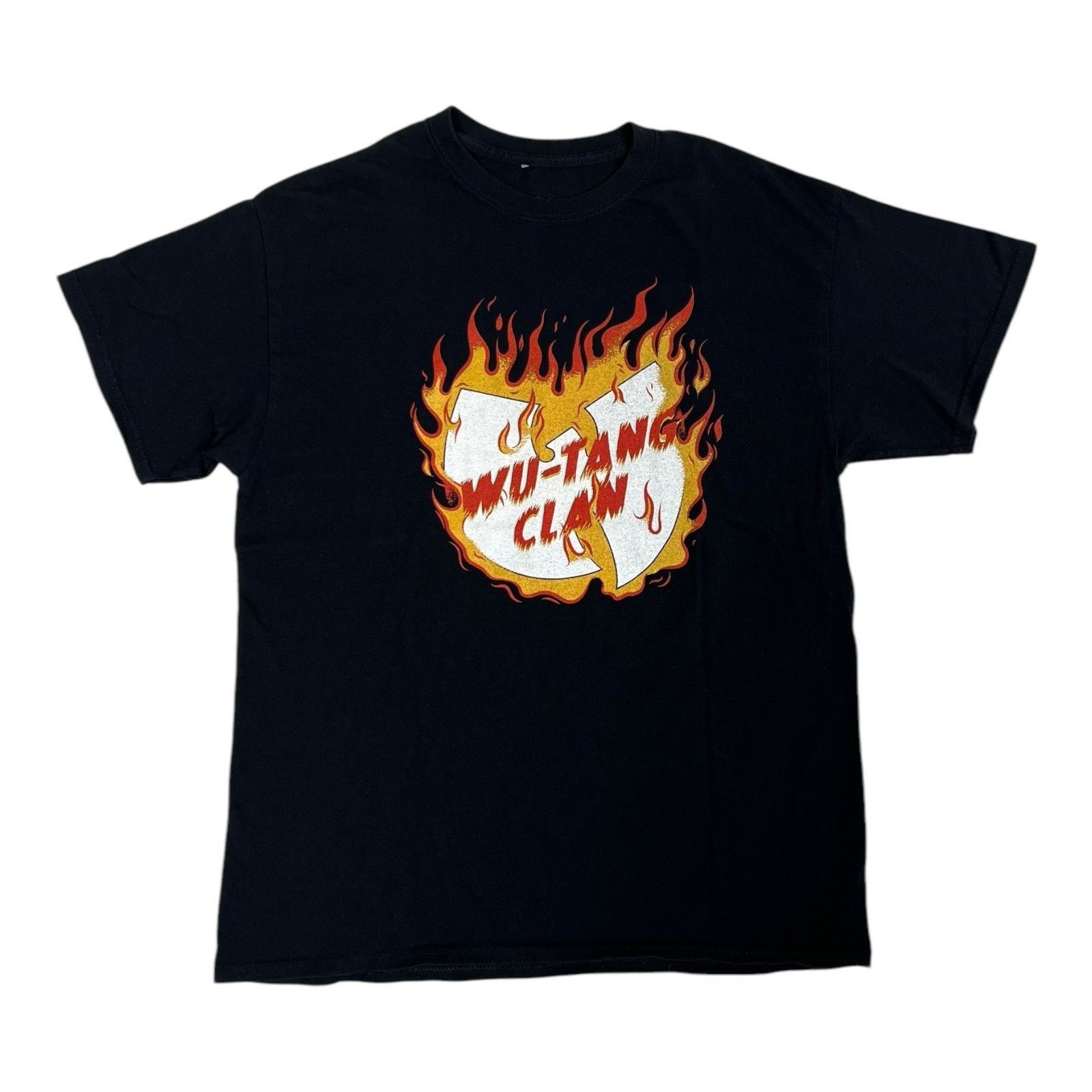 Wu-Tang Clan Wu-Tang Clan Flames Logo Vintage Classic Concert Rap T-Shirt Size US L / EU 52-54 / 3 - 1 Thumbnail