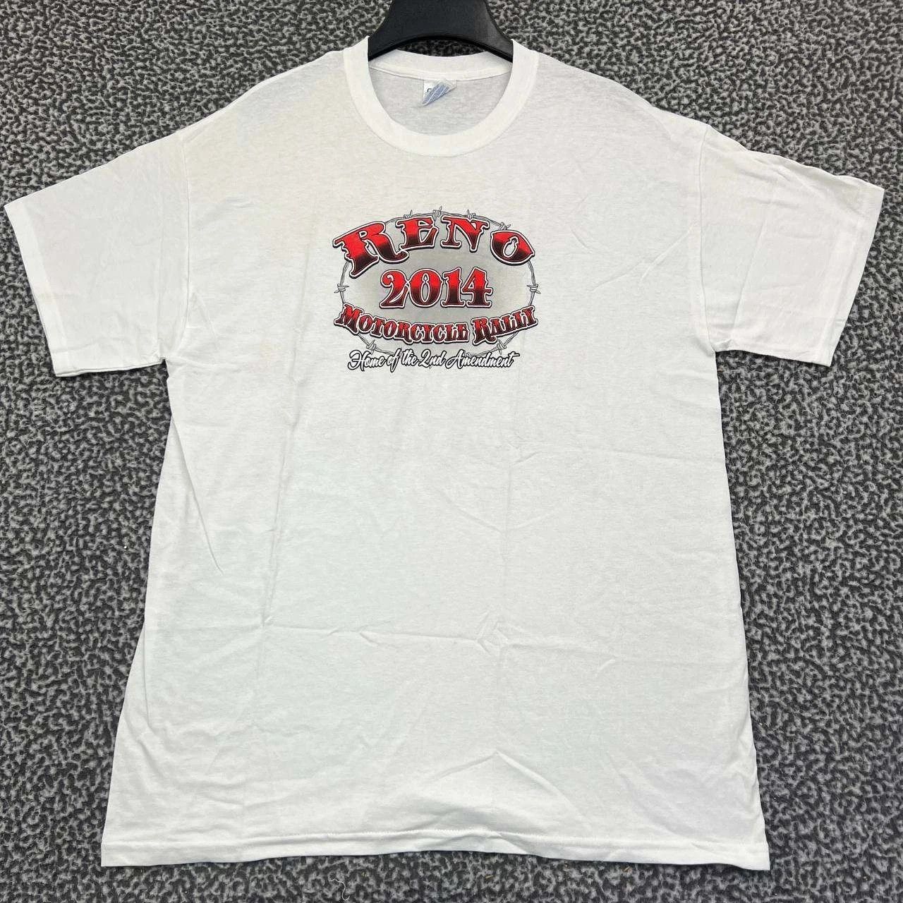 Other Vintage Reno Motorcycle Rally Shirt Men L Short Sleeve New Size US L / EU 52-54 / 3 - 2 Thumbnail