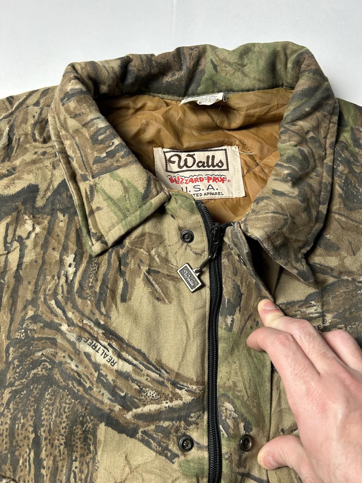 Realtree Walls Blizzard Proof RealTree Camo Padded Shirt Chore Jacket Size US XXL / EU 58 / 5 - 7 Thumbnail