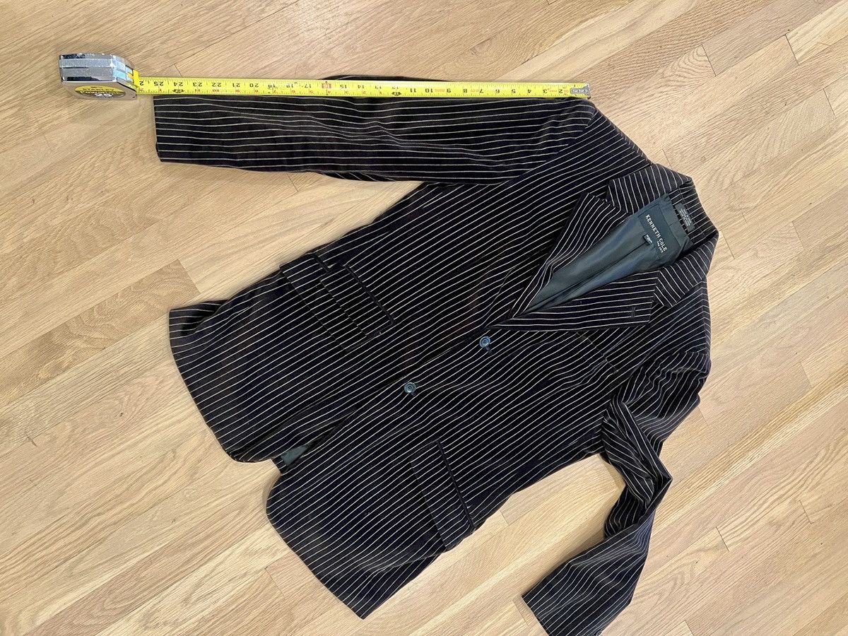 Kenneth Cole Kenneth Cole pinstripe velvet smoking jacket Size 40R - 3 Thumbnail