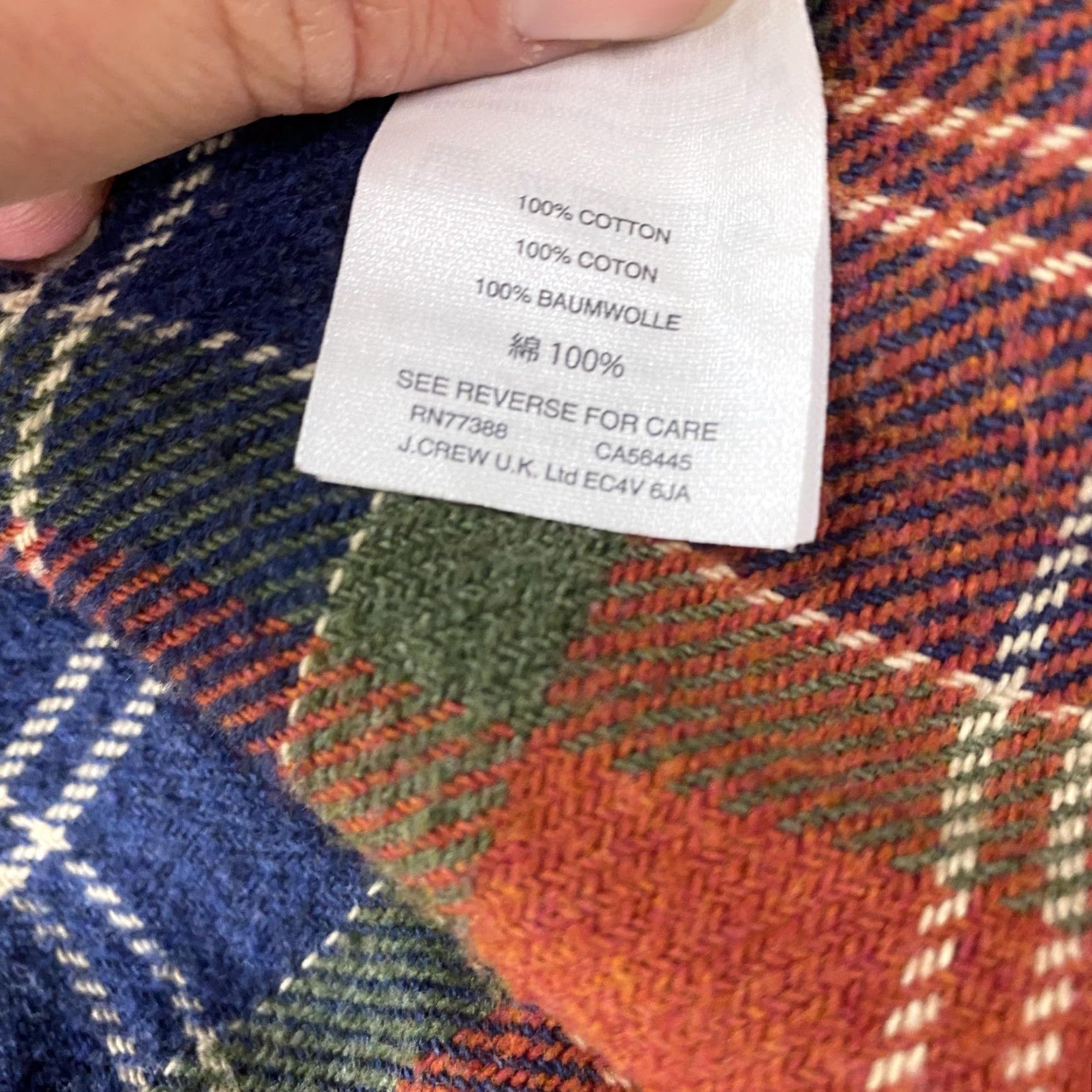 Wallace & Barnes VINTAGE Wallace & Barnes Shirt Men Large Blue Plaid Flannel Button-Down Cotton Pocket(s) Button Up 90s Theme Mens Size US L / EU 52-54 / 3 - 6 Thumbnail