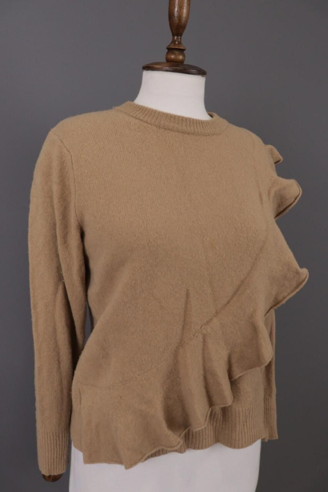 J.Crew J. Crew Brown Merino Wool Crew Neck Sweater Size M Size M / US 6-8 / IT 42-44 - 6 Thumbnail