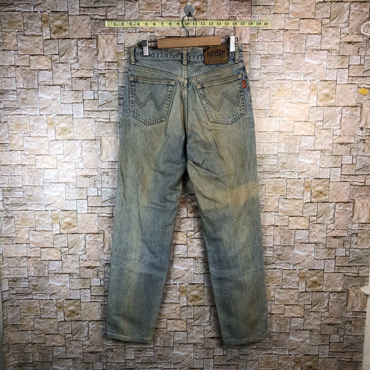Edwin Edwin vintage faded Blue Denim Pants #A1123 Size US 30 / EU 46 - 12 Thumbnail
