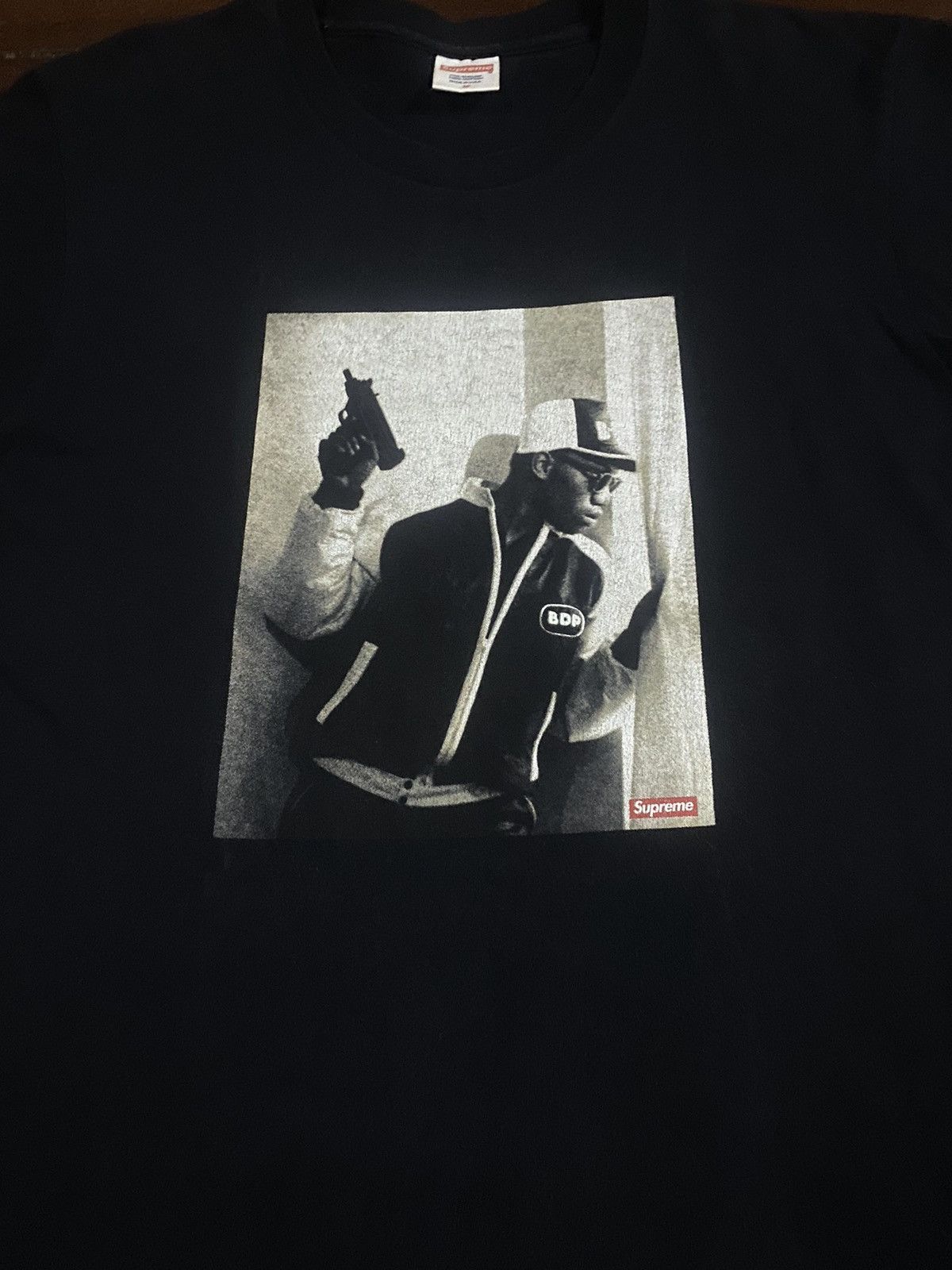 Supreme × Vintage Rare supreme boogie down production KRS ONE black tee fw 14 Size US M / EU 48-50 / 2 - 6 Thumbnail