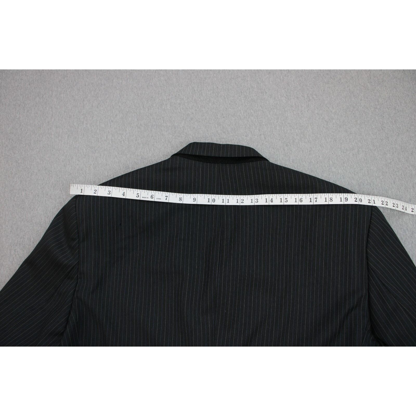 Lauren Ralph Lauren Lauren Ralph Lauren Blazer Mens 48R Gray Striped Wool Size 48R - 10 Thumbnail