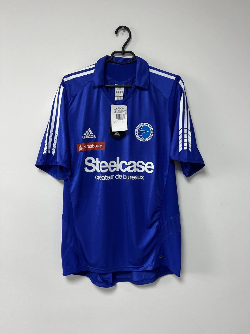 Adidas NWT Strasbourg 2005/2006 Home Mailot Adidas Football Shirt L Size US L / EU 52-54 / 3 - 2 Thumbnail