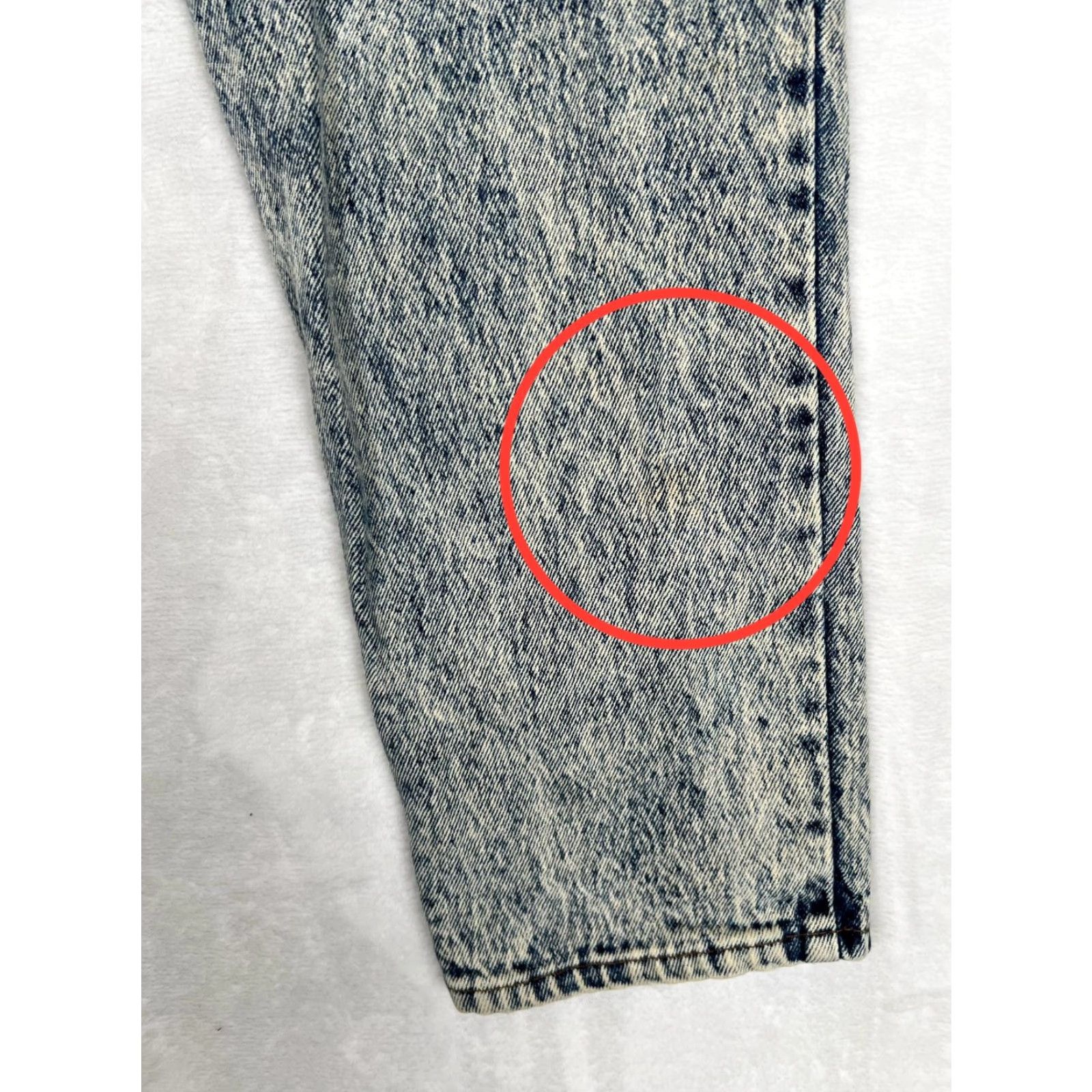 Levi's VINTAGE Levi's 551 Student Jeans Mens 26x30 Blue Acid Wash Tapered Made USA Size US 26 / EU 42 - 6 Thumbnail