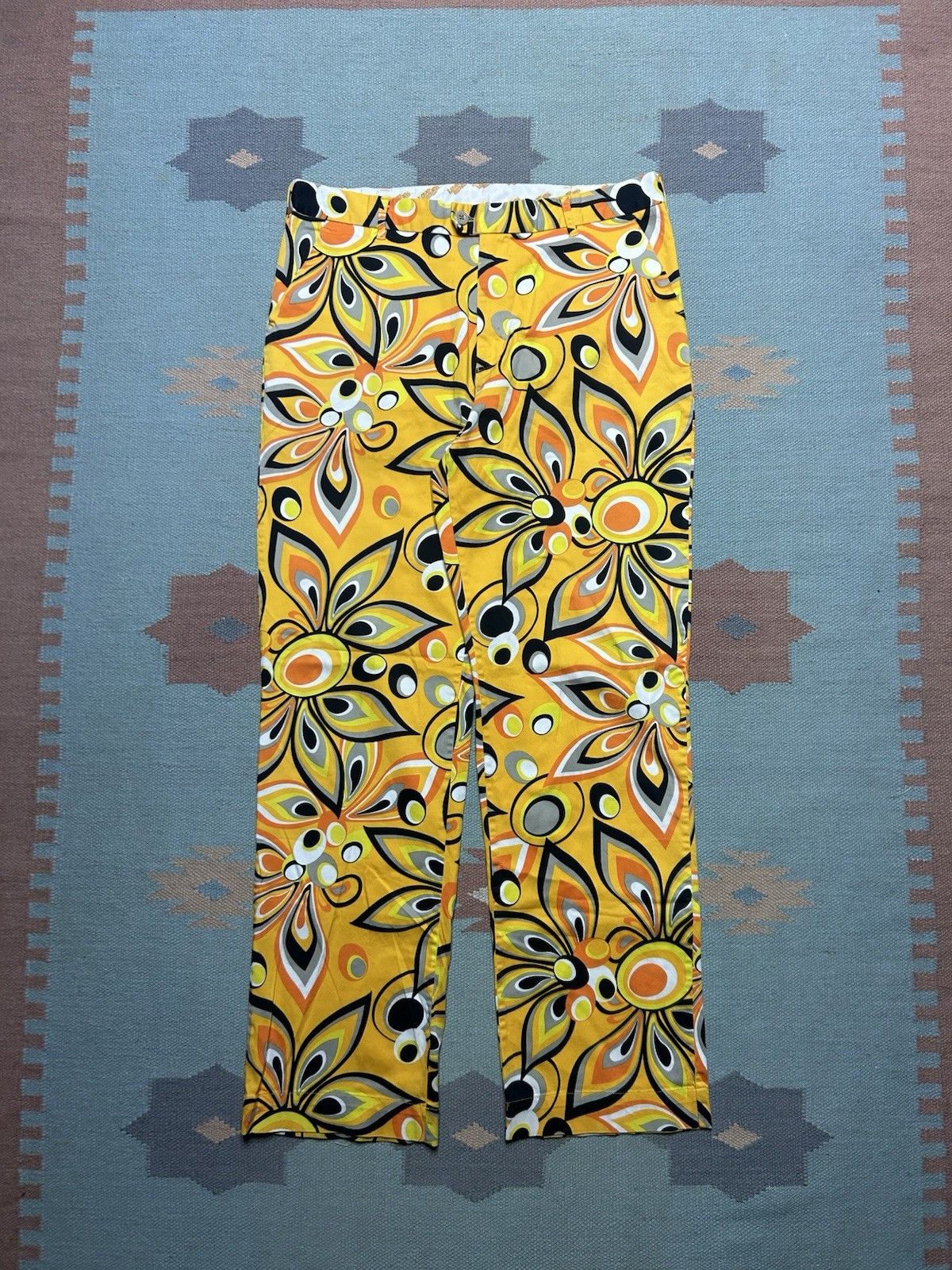 Loud Mouth golf pants psychedelic floral shagadelic 34x32