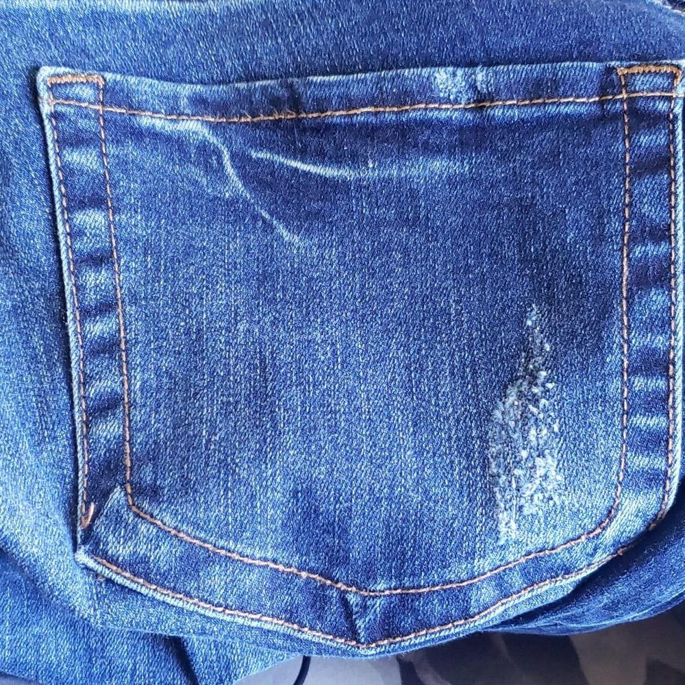Designer CT1479 Kut from the Kloth Distressed Straight Leg Jeans 12 Size 34" / US 12 / IT 48 - 7 Thumbnail