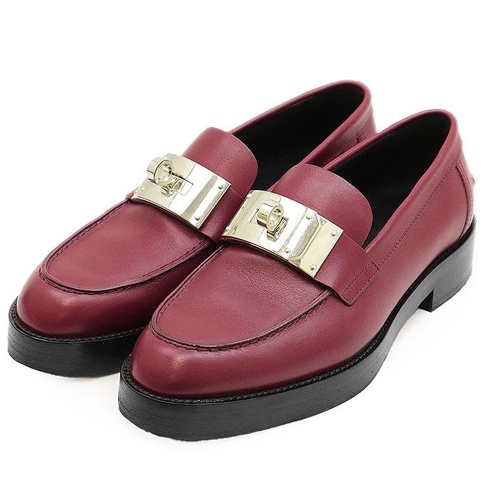Hermes Hermes Hermès Mocassin Hot Calfskin Loafer Leather Shoes DUTY FREE for USA Size ONE SIZE - 1 Thumbnail