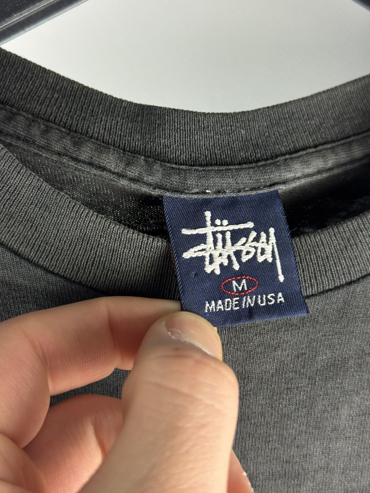 Stussy Vintage 90s Stussy Rap T-Shirt Made in USA 🇺🇸 Y2K Size US S / EU 44-46 / 1 - 7 Thumbnail