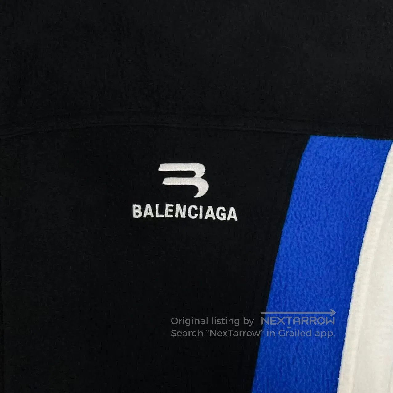 Balenciaga balenciaga ss23 blue black zip. Size US XS / EU 42 / 0 - 4 Thumbnail