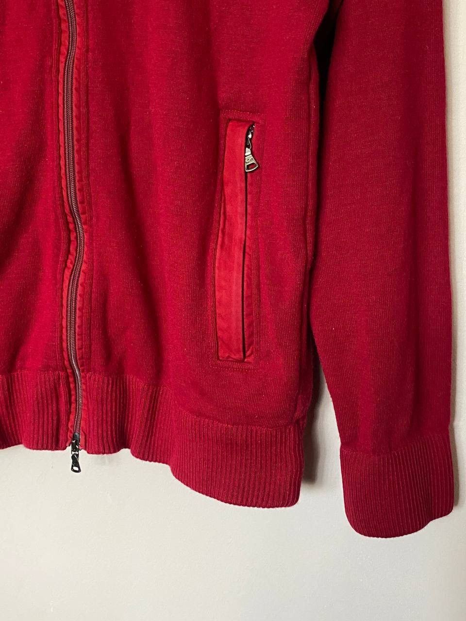 Paul & Shark RRP 530$ PAUL& SHARK WOOL FULL ZIP SWEATER WITH ICONIC BADGE Size US M / EU 48-50 / 2 - 4 Thumbnail