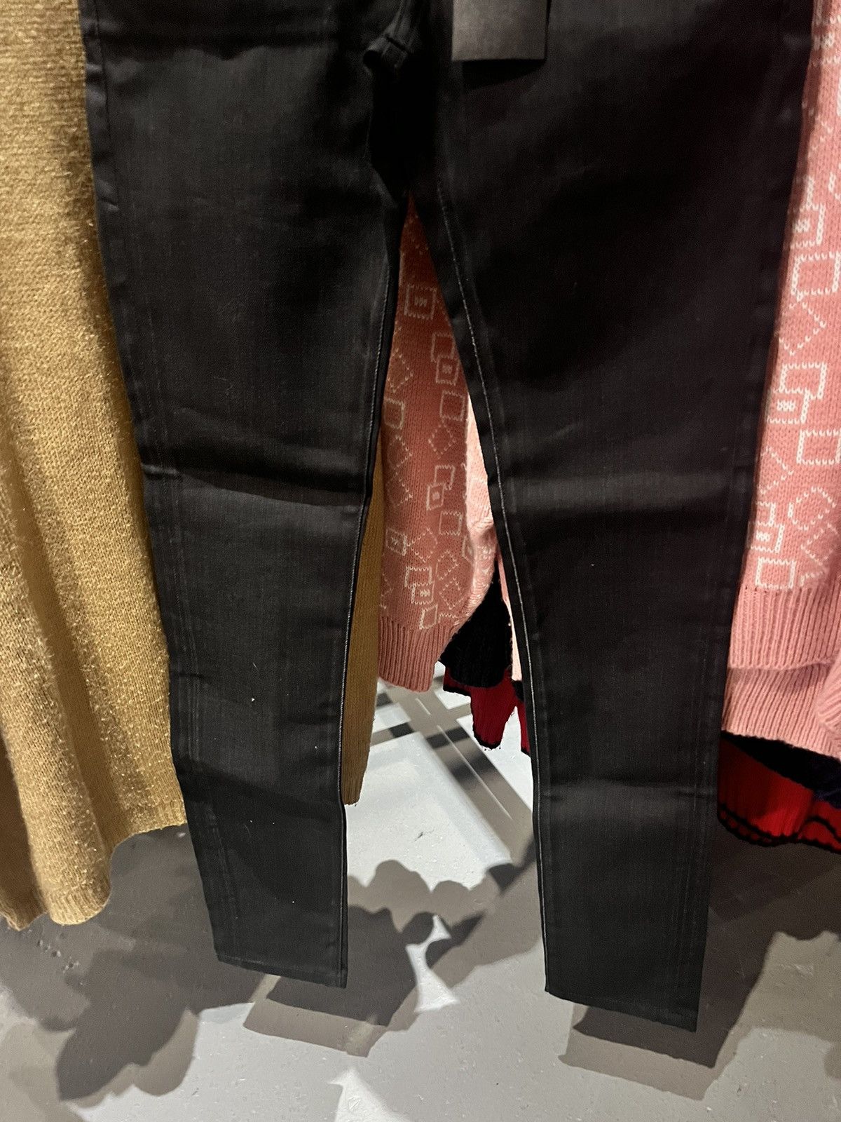 Saint Laurent Paris Saint Laurent Paris New With Tags Black Skinny Jeans Size 27 Size US 27 - 2 Thumbnail