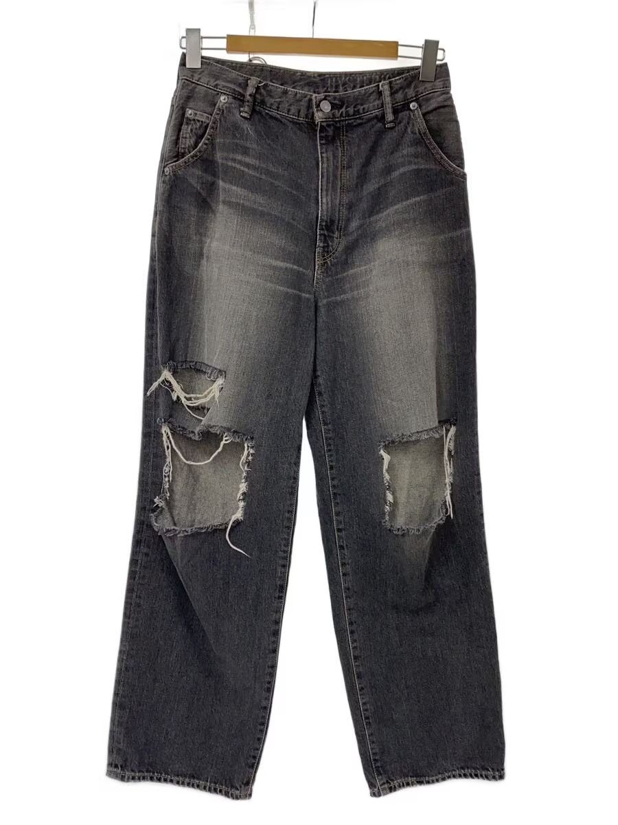 Hysteric Glamour Distressed Wide Leg Denim Jeans Size US 27 - 1 Thumbnail