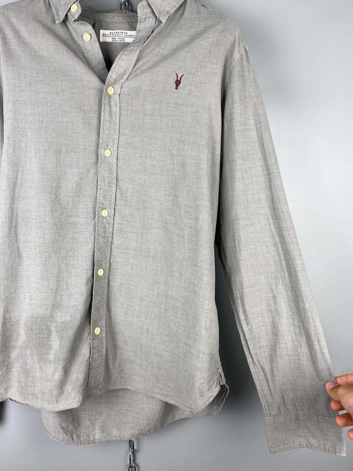 Allsaints AllSaints Mens Long Sleeve Redondo LS Shirt Size US S / EU 44-46 / 1 - 7 Thumbnail