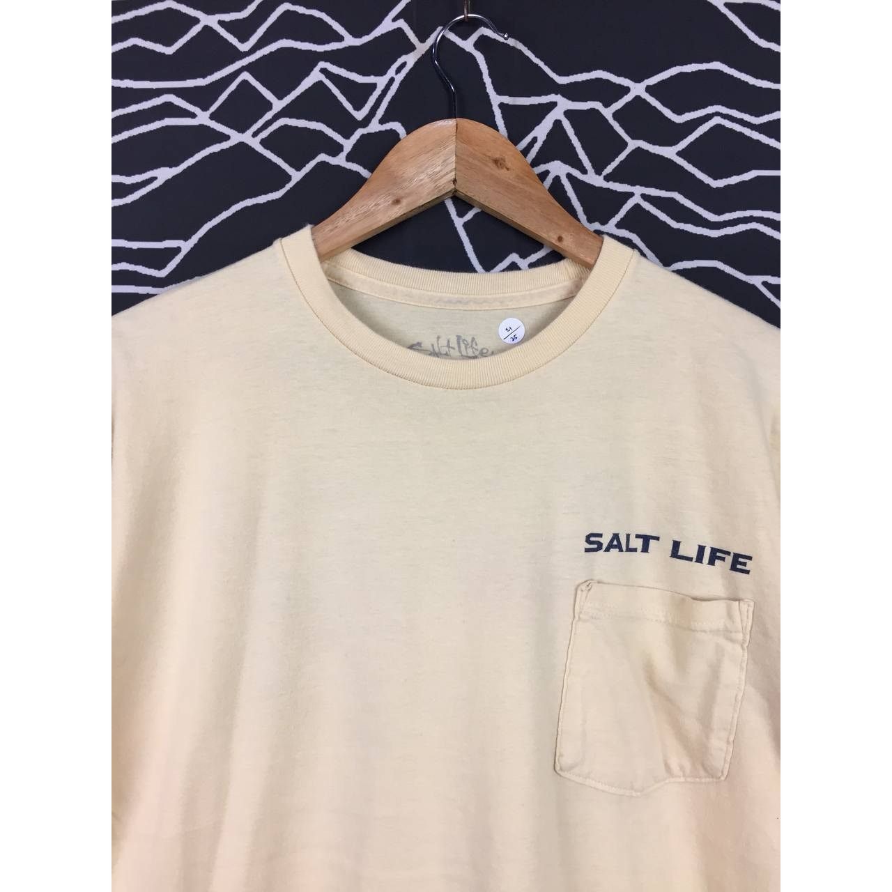 Vintage Salt Life Live Salty Tight Lines And Slight Seas Pocket Tee Size US M / EU 48-50 / 2 - 7 Thumbnail