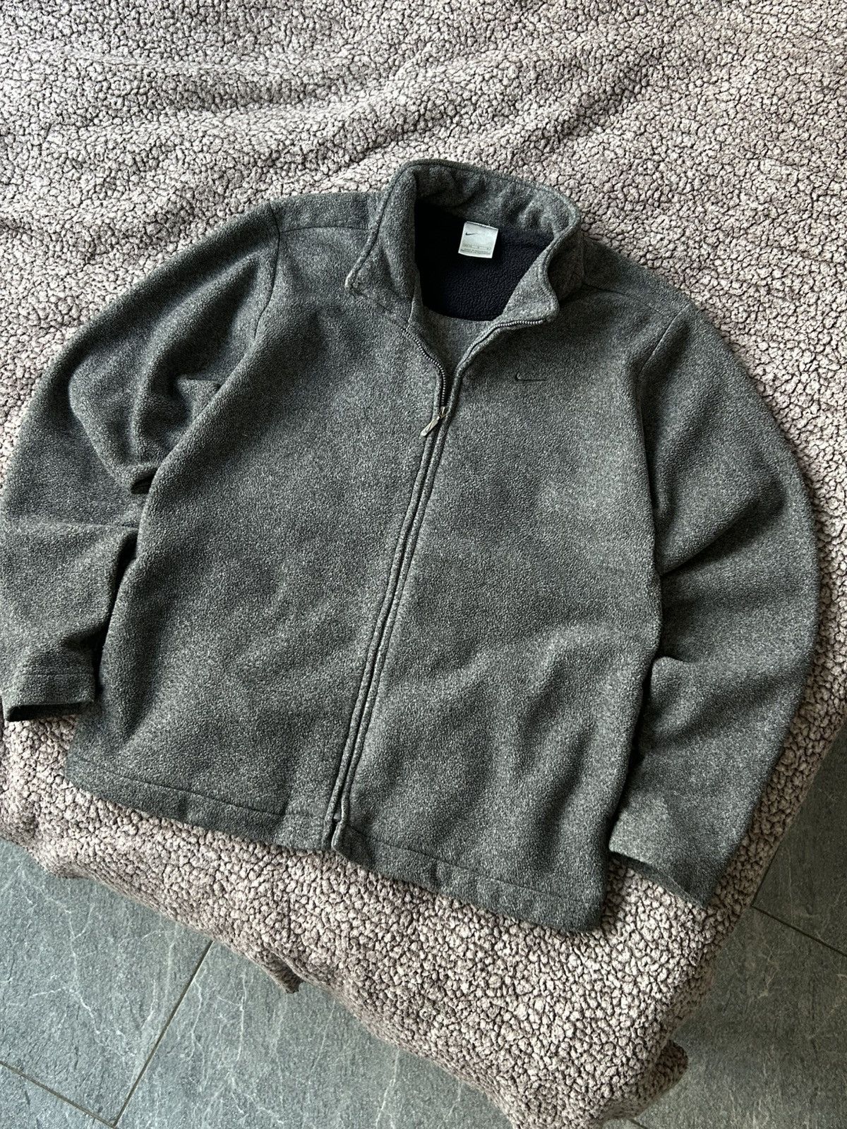 Nike Vintage fleece Nike swoosh zip sweatshirt small Size US S / EU 44-46 / 1 - 6 Thumbnail