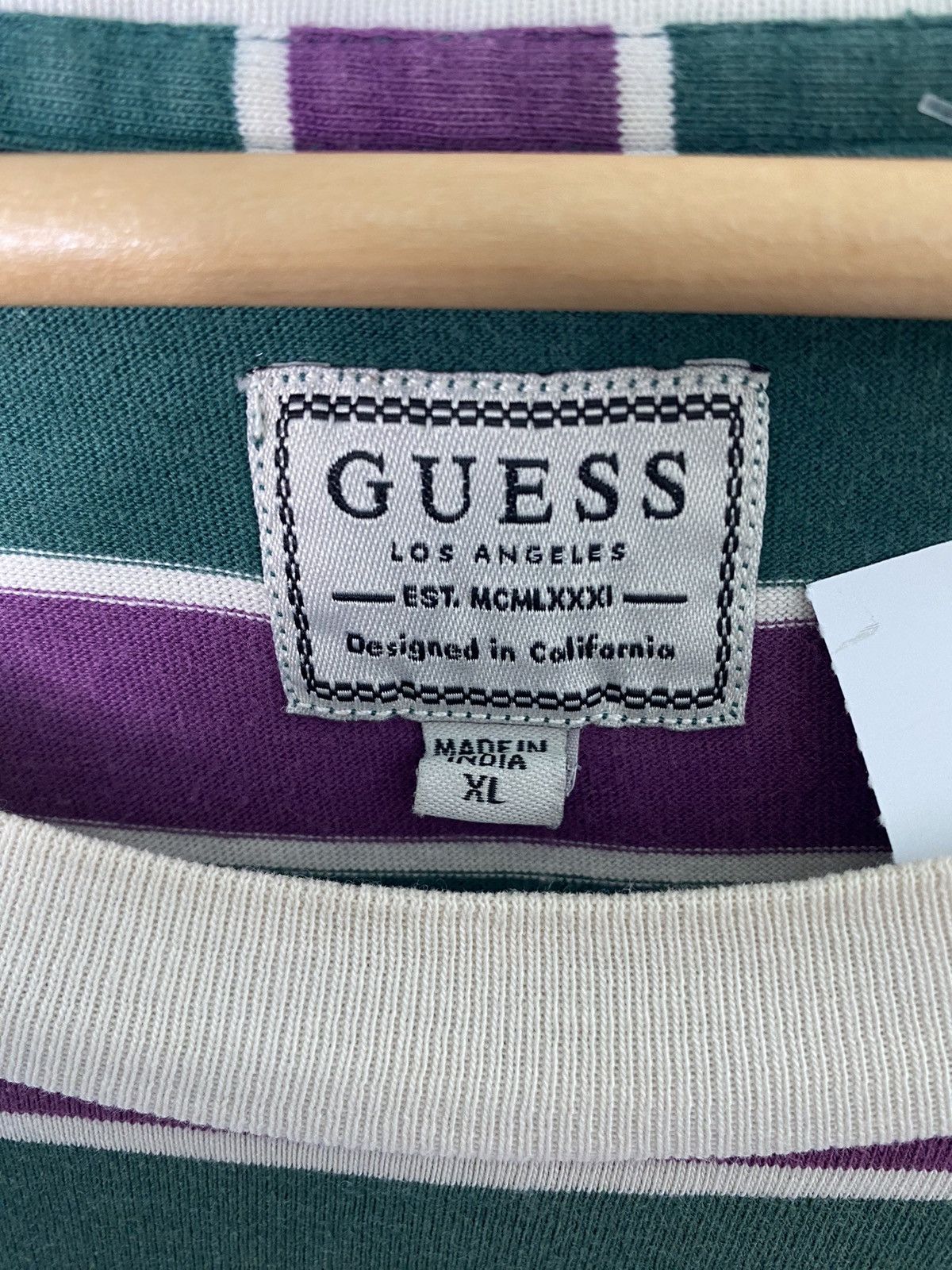 Guess Guess Classic Stripe T-shirt Size US XL / EU 56 / 4 - 6 Thumbnail