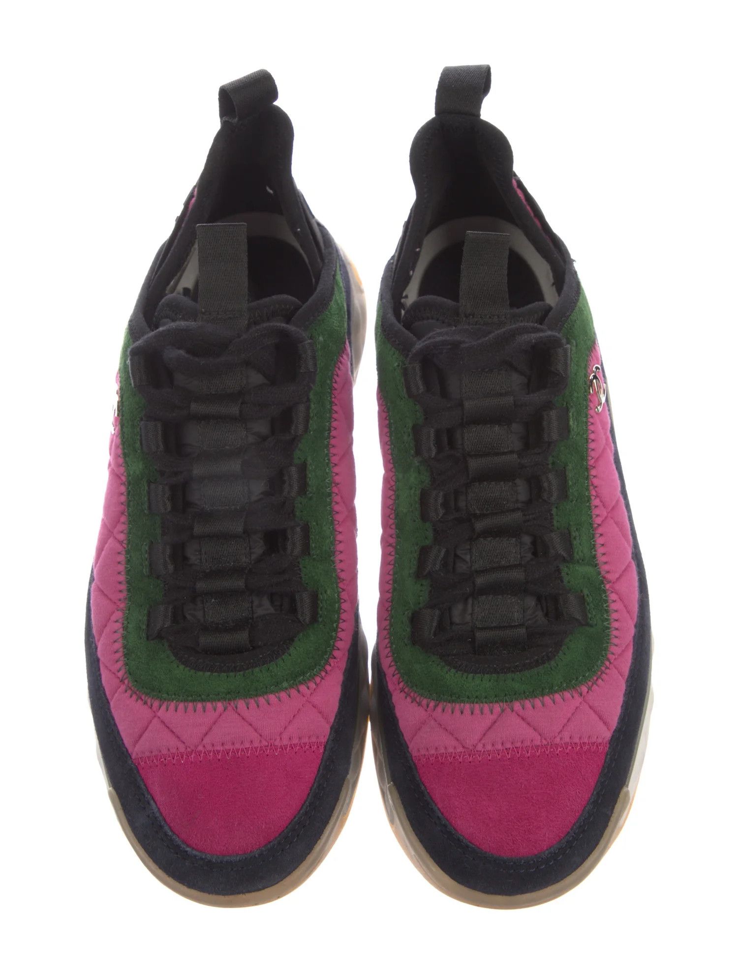 Chanel o1h1sh10925 Interlocking CC Logo Chunky Sneakers Multicolor Size US 9 / EU 42 - 4 Thumbnail