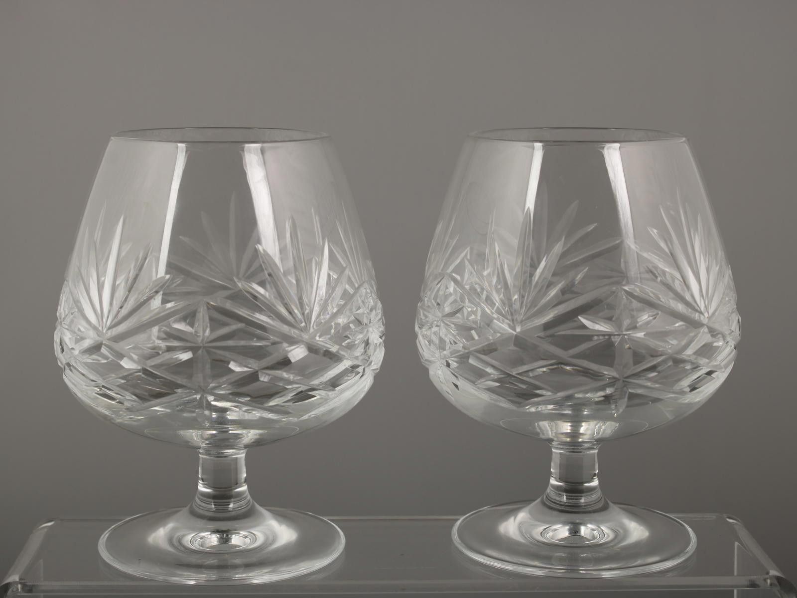 Other Edinburgh Crystal Duet Cut Brandy Glasses Set of 2 - Box Size ONE SIZE - 1 Thumbnail