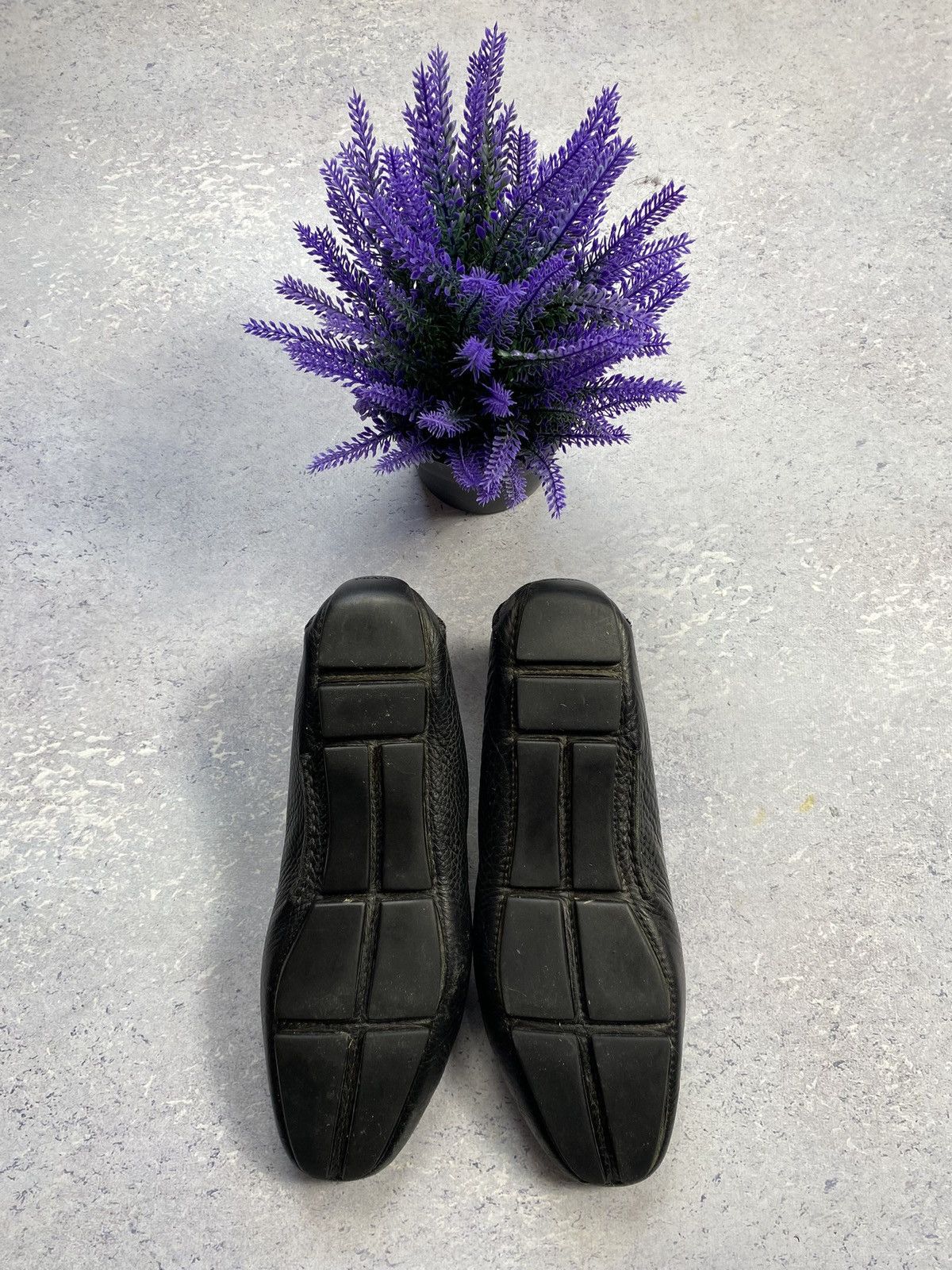 Prada Prada Black Leather Loafers Size EUR 37.5 Size US 5 / EU 37 - 4 Thumbnail