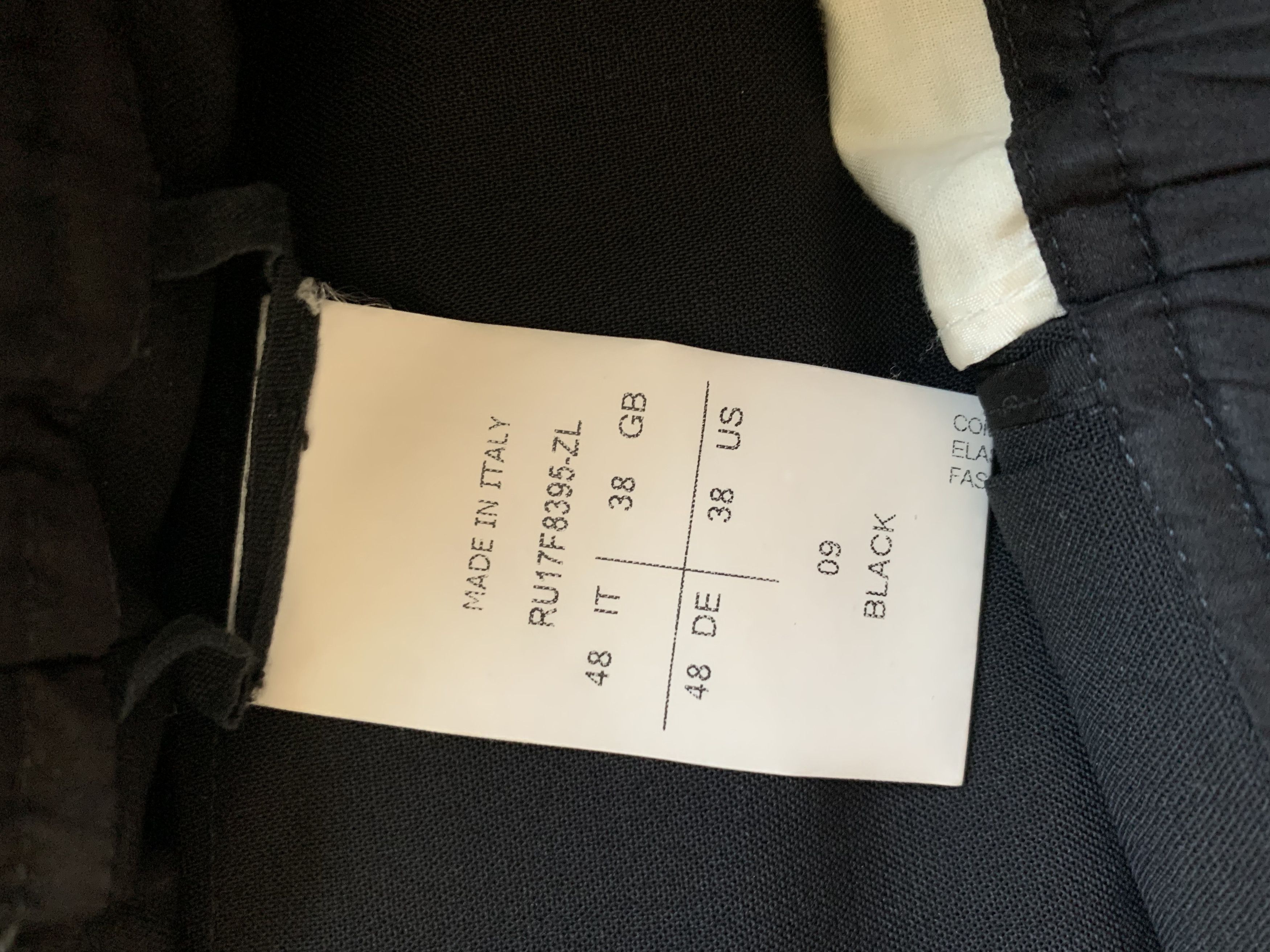 Rick Owens Cropped Drawstring Astaires /ZL Size US 32 / EU 48 - 4 Thumbnail