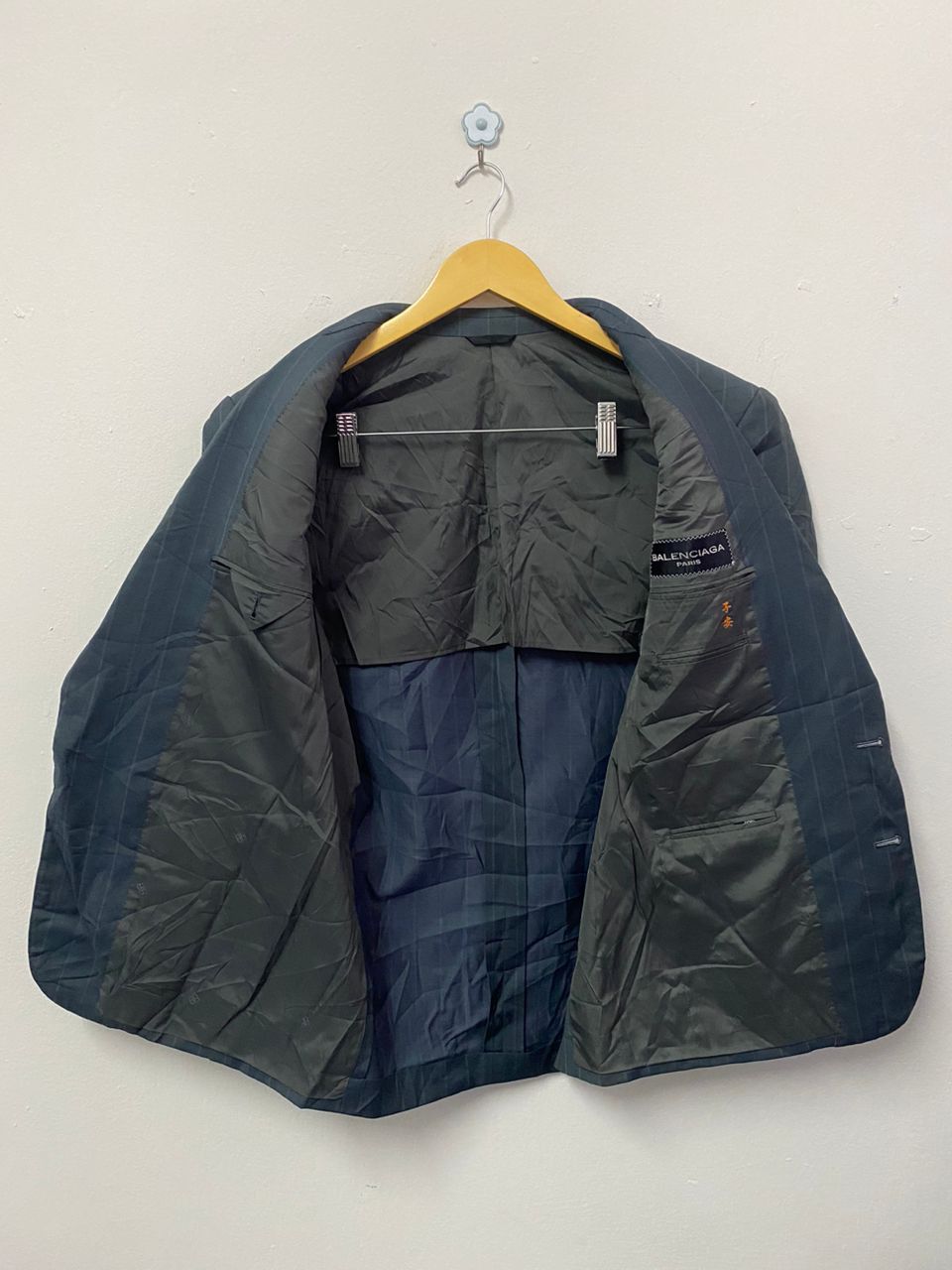 Balenciaga Vintage Balenciaga Wool Blazer Coat Size 38R - 3 Thumbnail