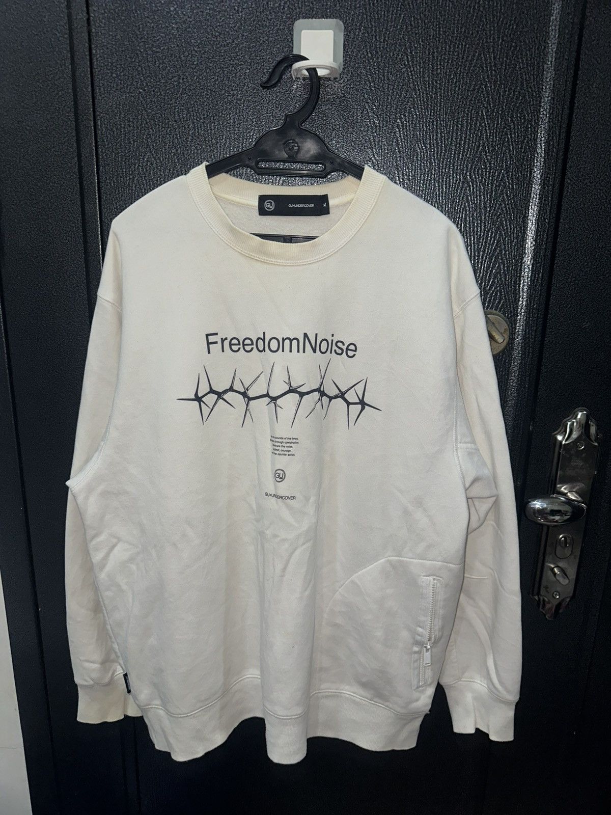 GU × Undercover GU X UNDERCOVER Freedom Noise Sweatshirt Size US XL / EU 56 / 4 - 1 Thumbnail