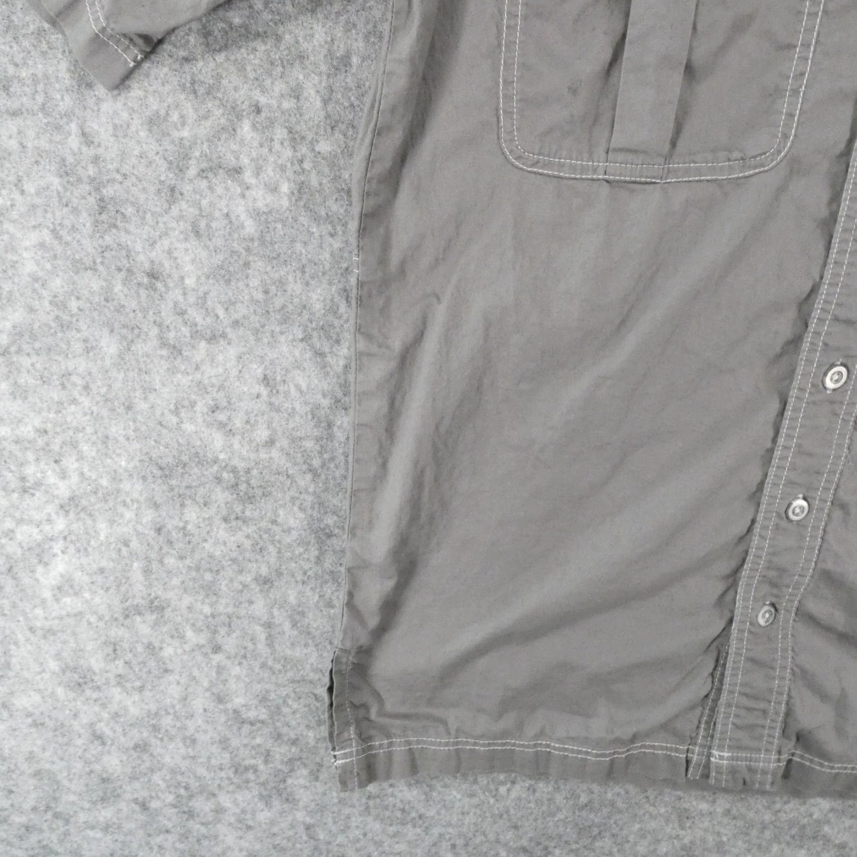 Vintage GameGuard Shirt Mens Small Short Sleeve Button Up Gray Lightweight Vented Size US S / EU 44-46 / 1 - 4 Thumbnail