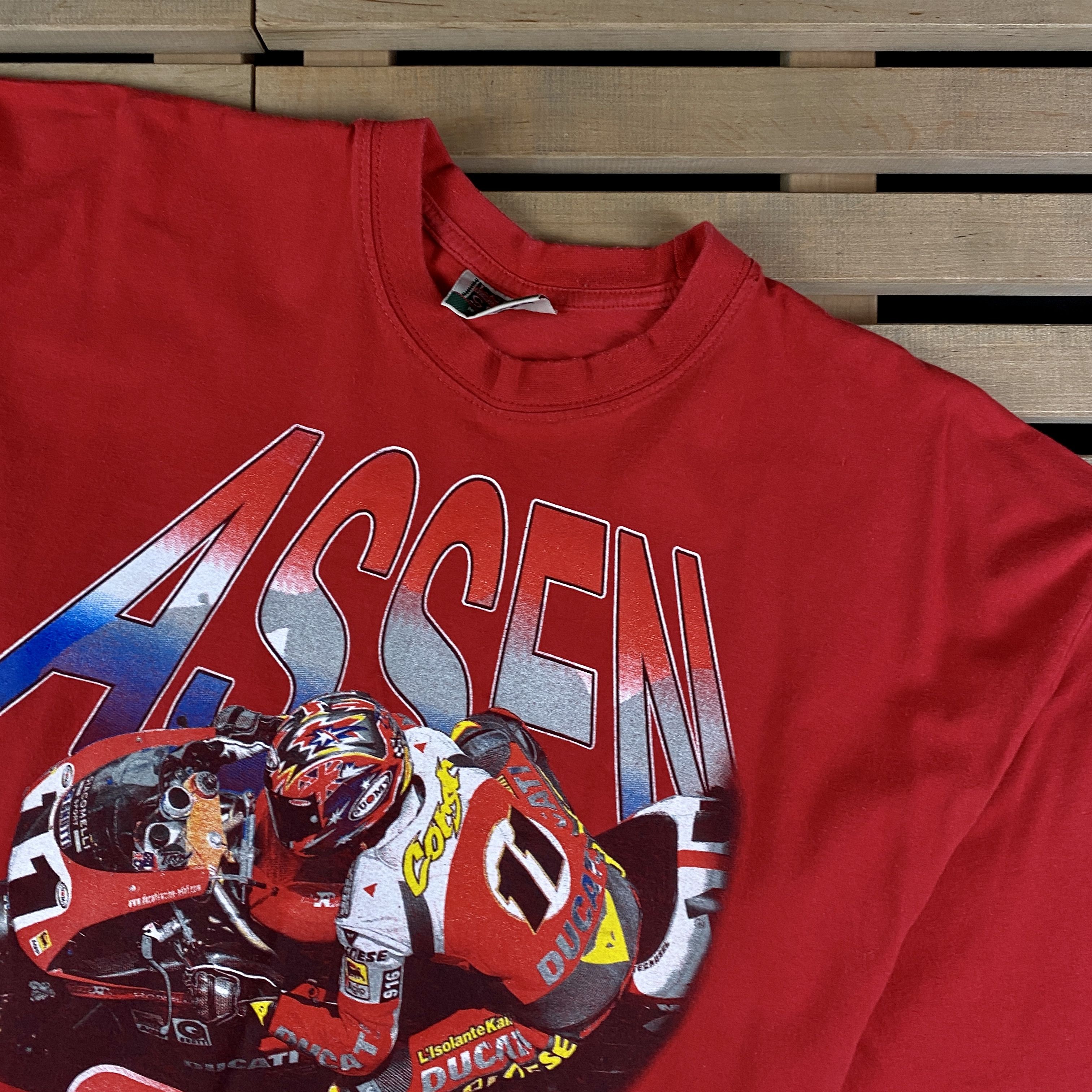 Vintage Mens Vintage T-Shirt Assen S3K Superbike 1998 SIze L Size US M / EU 48-50 / 2 - 2 Thumbnail