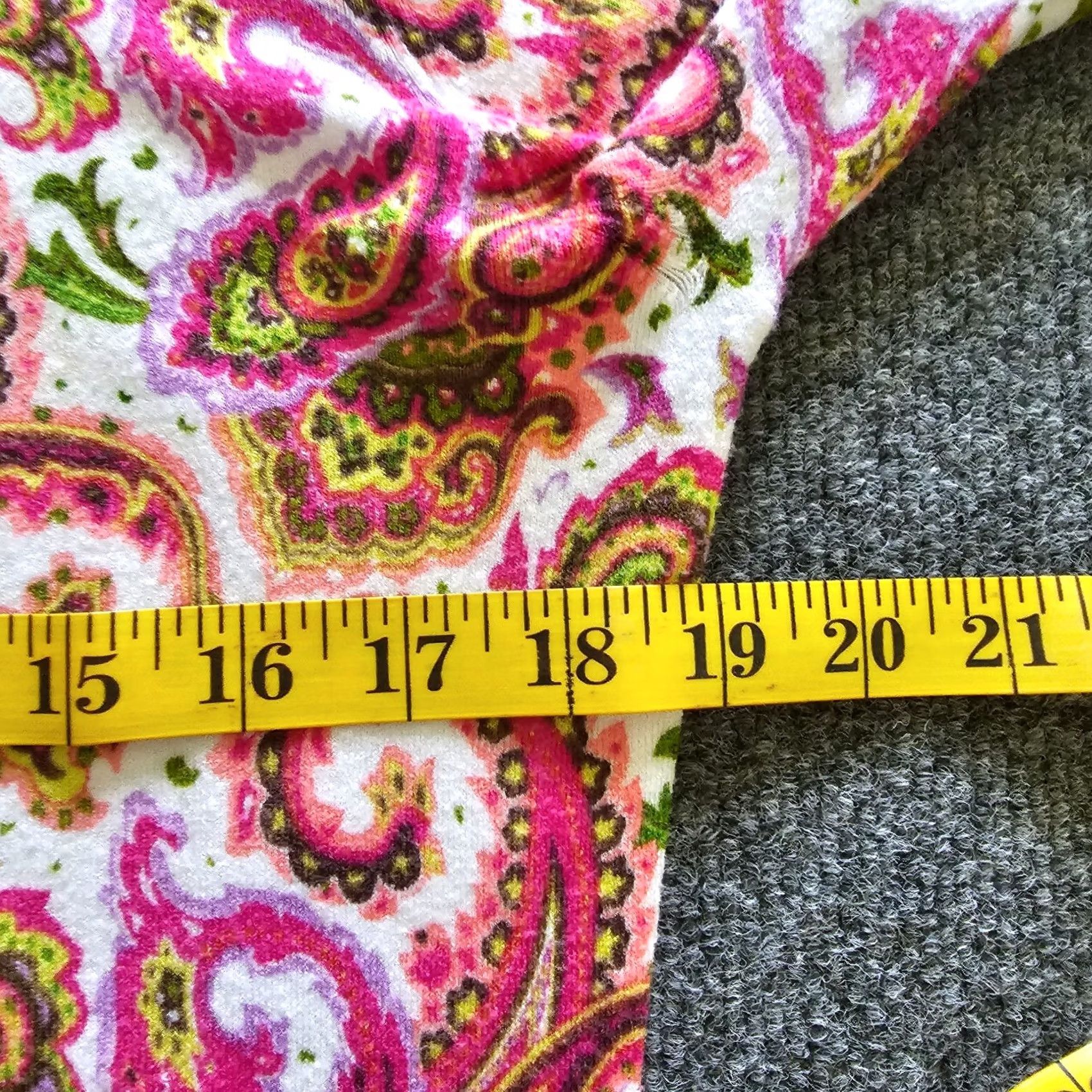 Pinko Fairway & Greene Cardigan Womens M Pink Paisley Long Sleeve Round Neck Career Cardigan Size M / US 6-8 / IT 42-44 - 5 Thumbnail