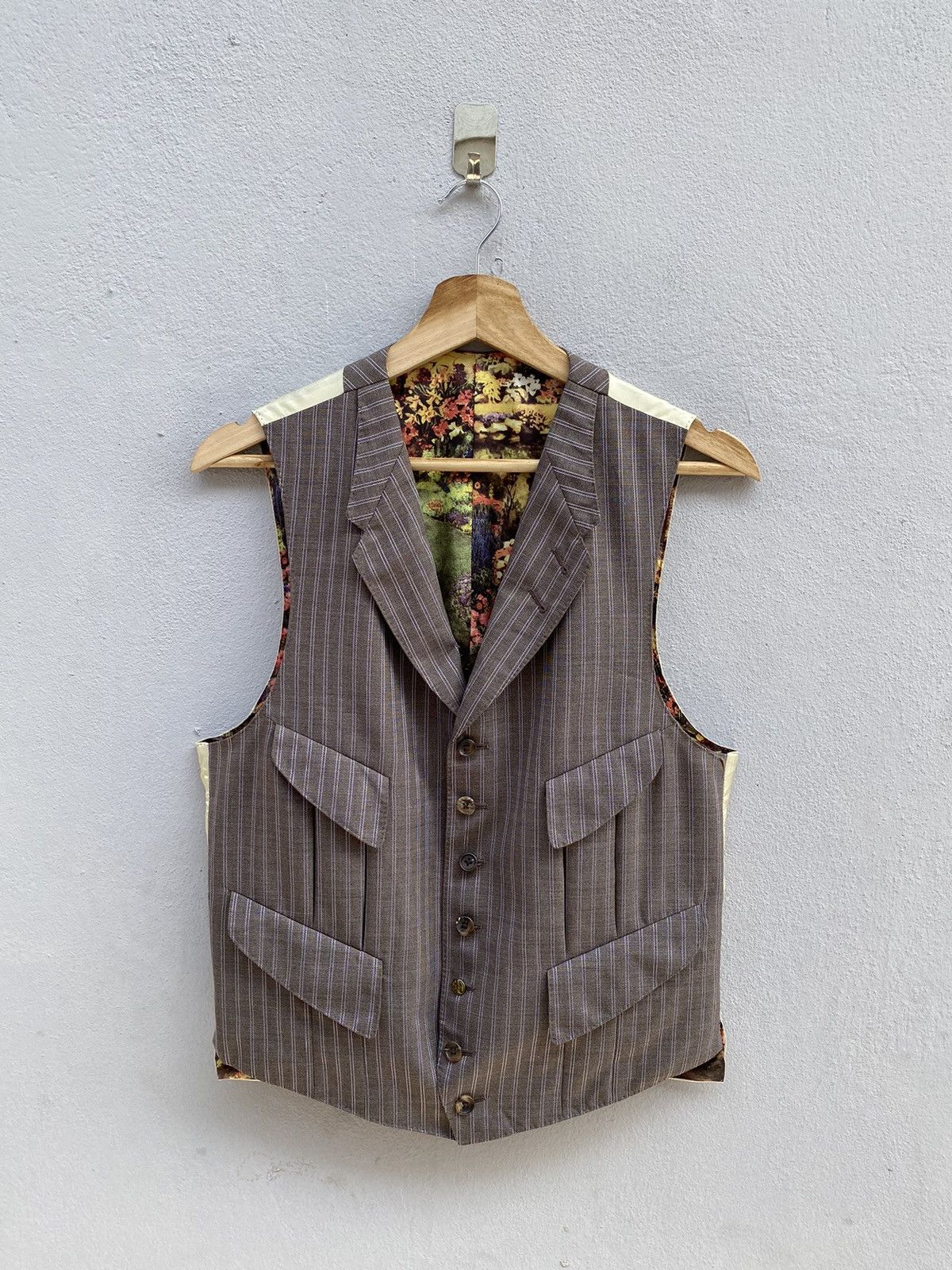 Paul Smith PAUL SMITH Collection Rare Design Vest Size US M / EU 48-50 / 2 - 1 Thumbnail