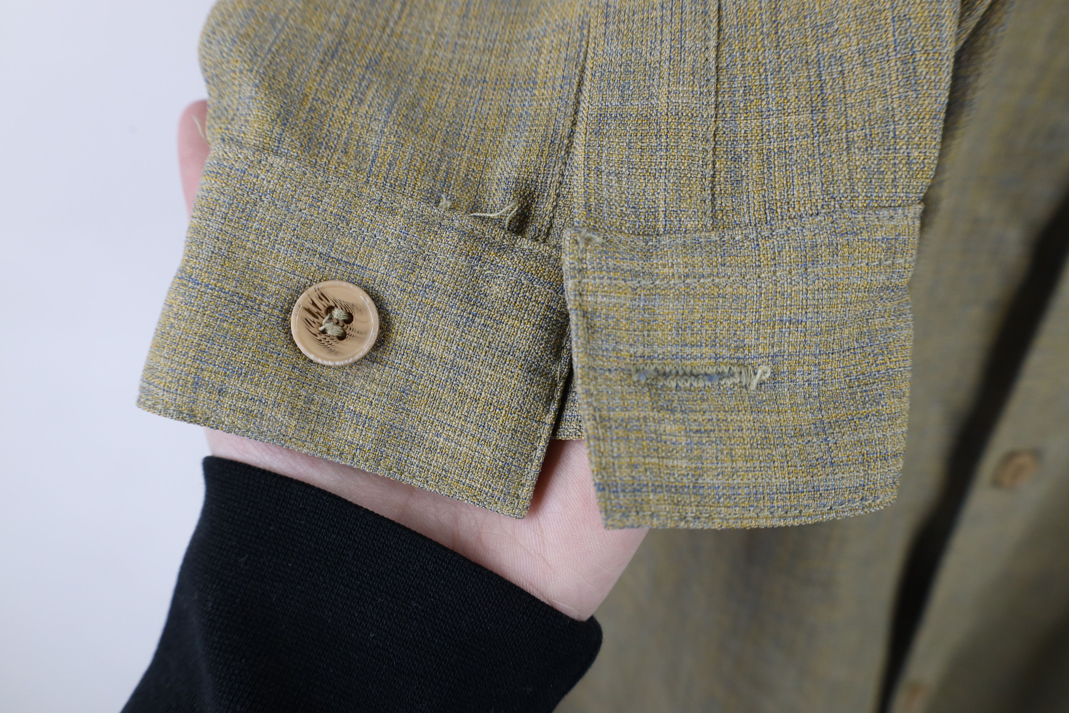 Vintage Vintage 90s Rockabilly Heavyweight Collared Button Shirt Size US XL / EU 56 / 4 - 5 Thumbnail