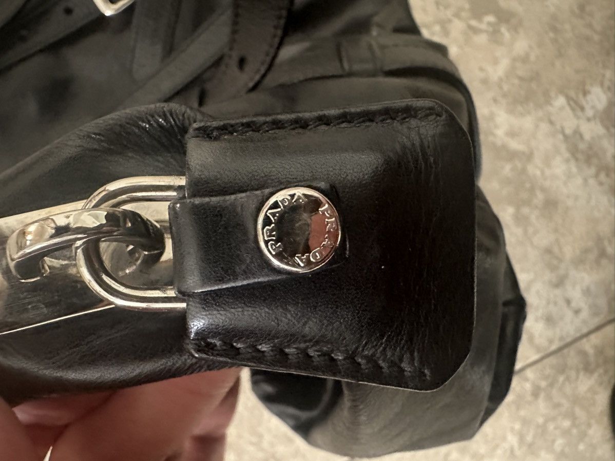 Prada Vintage Leather Prada HandleBag Size ONE SIZE - 4 Thumbnail