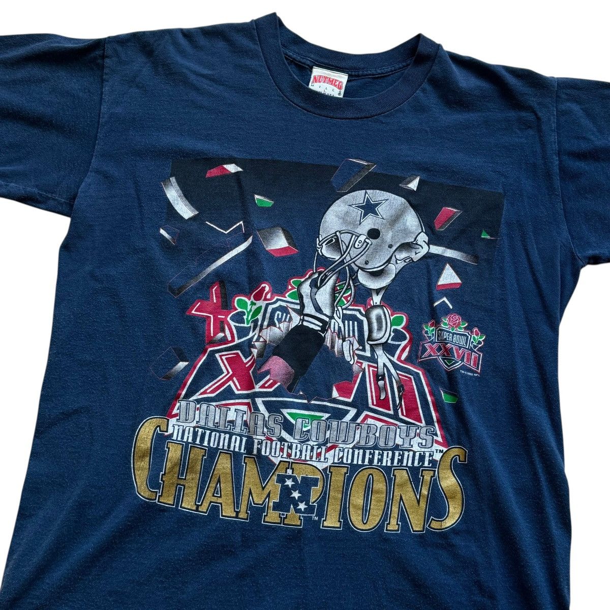 Nutmeg vintage Dallas Cowboys Nutmeg nfc champs shirt Size US L / EU 52-54 / 3 - 2 Thumbnail