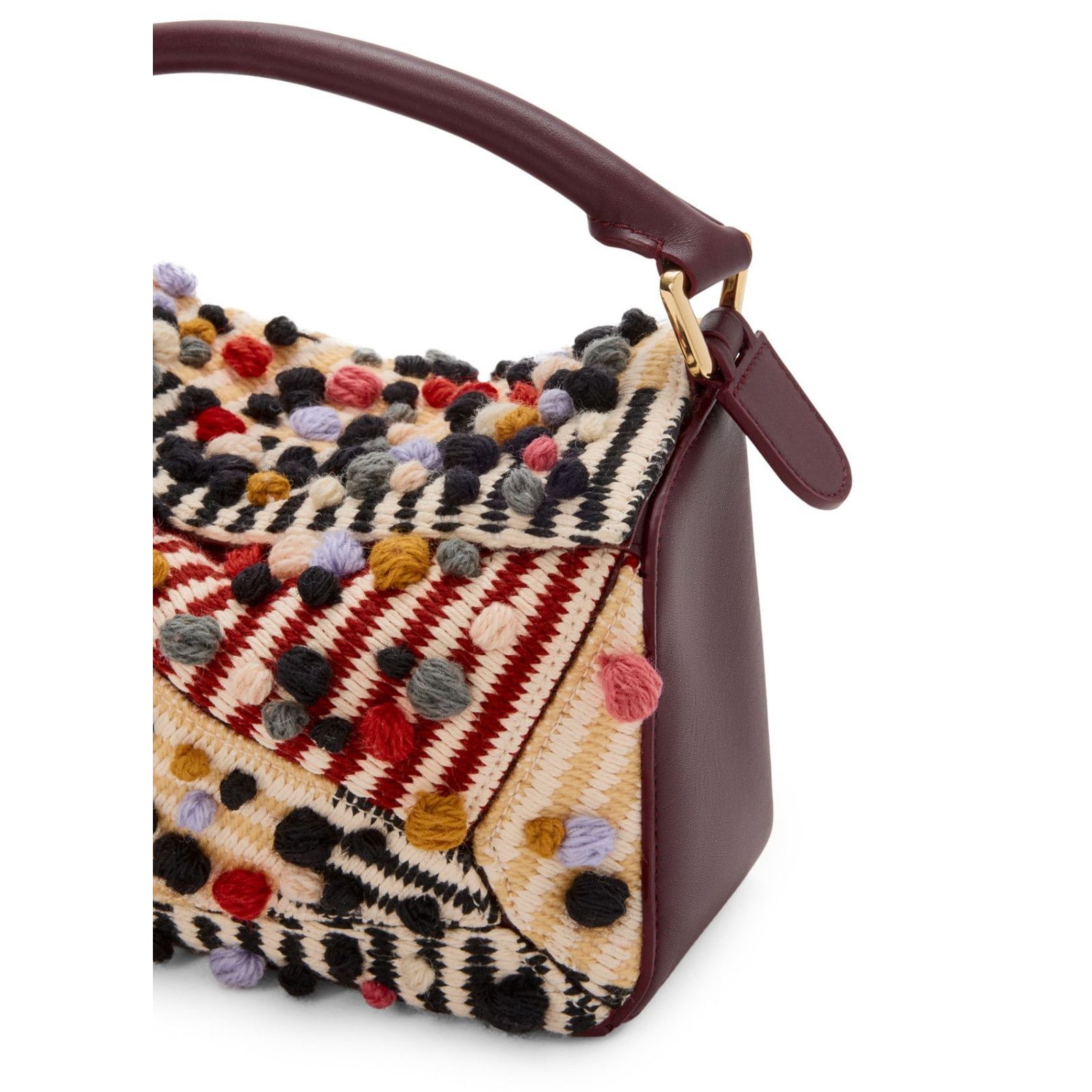 Loewe LOEWE Puzzle Small Natural/Multicolor Leather Top Handle Bag Size ONE SIZE - 4 Thumbnail