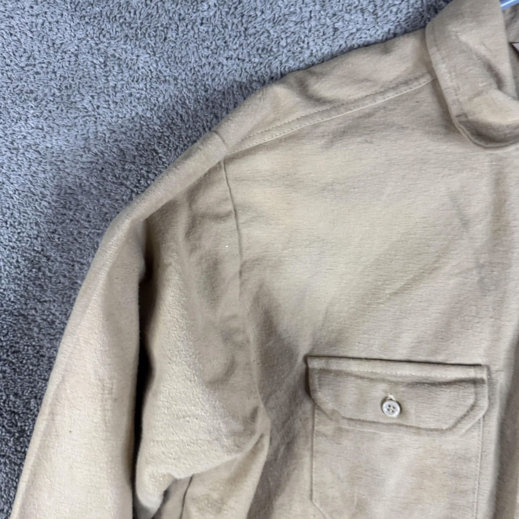 Vintage VINTAGE Frostproof Shirt Mens XL Beige Flannel Button Front Made USA Workwear Size US XL / EU 56 / 4 - 5 Thumbnail