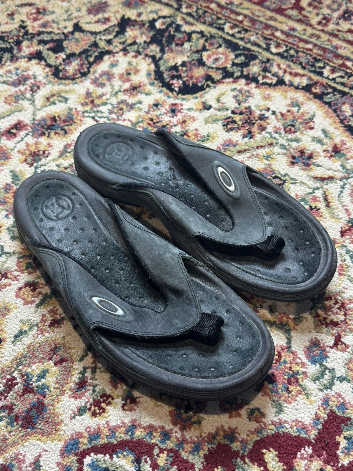 Oakley Vintage Oakley Flesh Slip-on Tongs 🩴 Size US 10 / EU 43 - 1 Thumbnail
