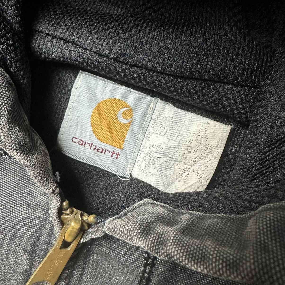 Carhartt Vintage Carhartt Hooded Jacket Faded Black Size US XXL / EU 58 / 5 - 7 Thumbnail