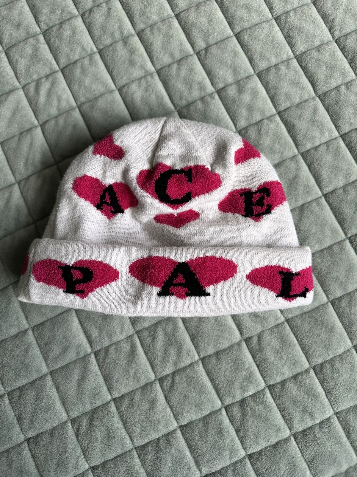 Palace Palace hearts beanie Size ONE SIZE - 3 Thumbnail