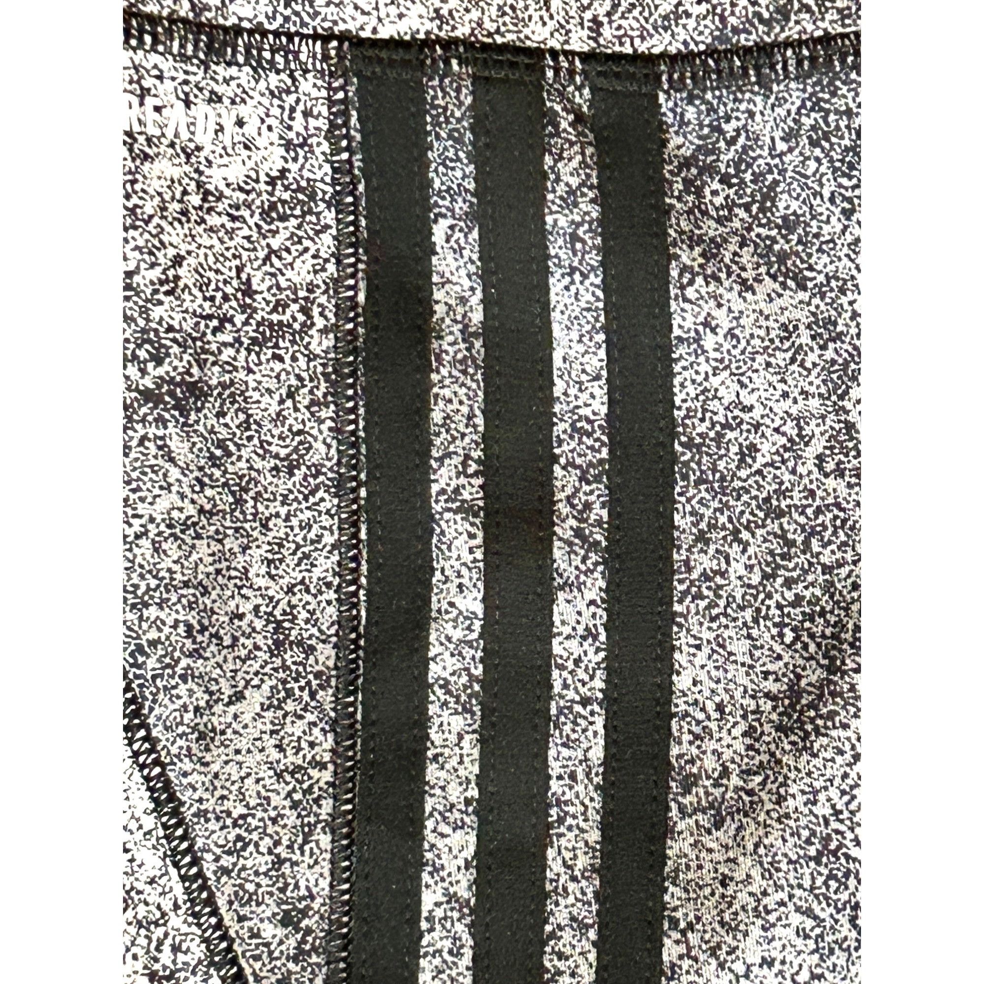 Adidas Adidas Women’s Leggings Grey M Black Triple Stripes Ankle Lo Size 28" / US 6 / IT 42 - 10 Thumbnail