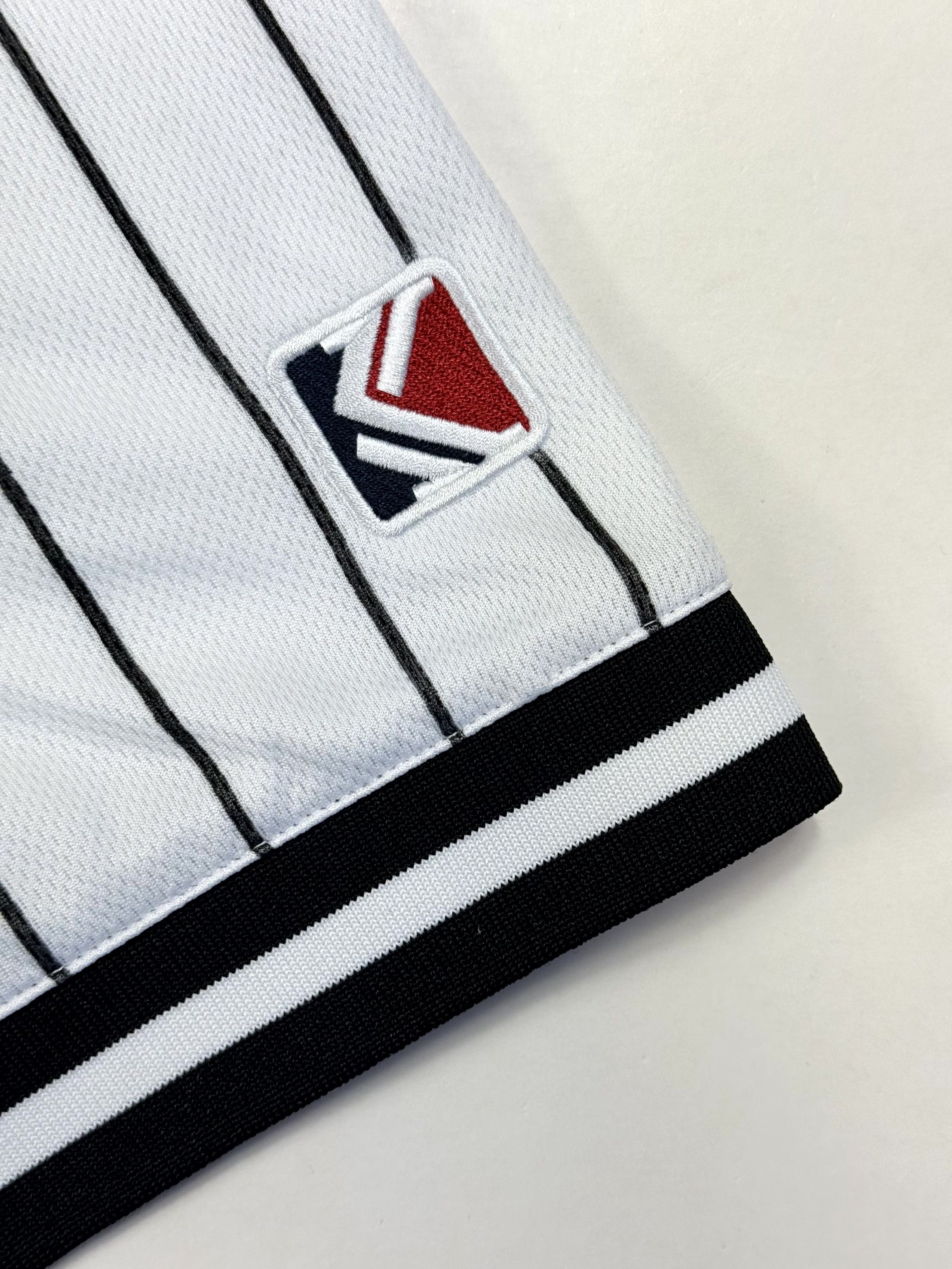 Karl Kani Karl Kani Logo Hip Hop Button Up Pinstriped Baseball Jersey Size US M / EU 48-50 / 2 - 7 Thumbnail