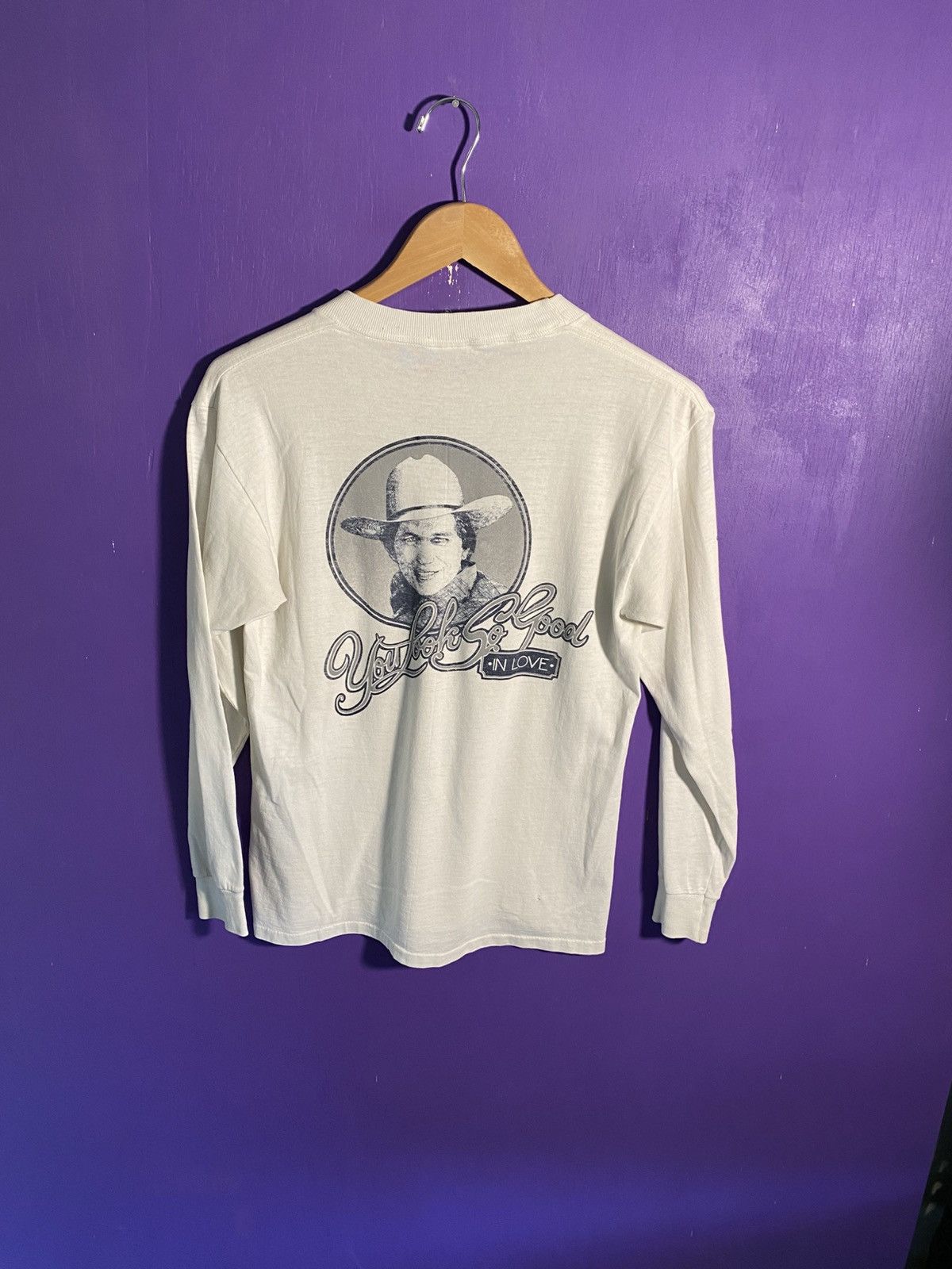 Band Tees Vintage 83/84 George strait you look so good tour tee Size US M / EU 48-50 / 2 - 2 Thumbnail