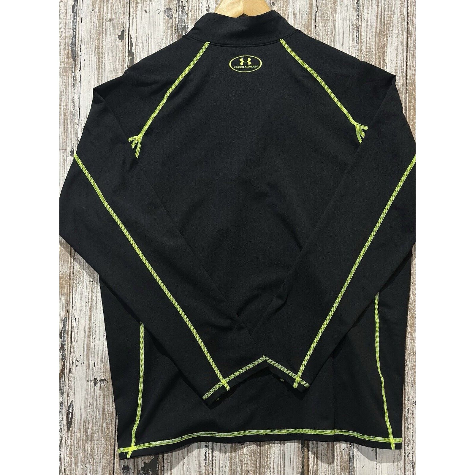 Under Armour Men's Under Armour ColdGear 1/4 Zip Pullover Black Sz Large Size US L / EU 52-54 / 3 - 4 Thumbnail