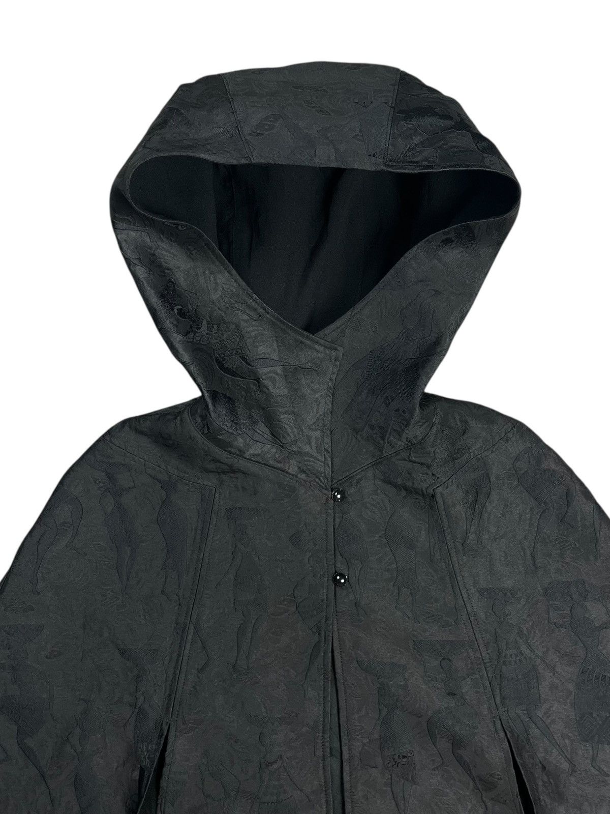 14th Addiction 2000s In The Attic - Jacquard Cloak/Poncho Jacket Size US M / EU 48-50 / 2 - 6 Thumbnail