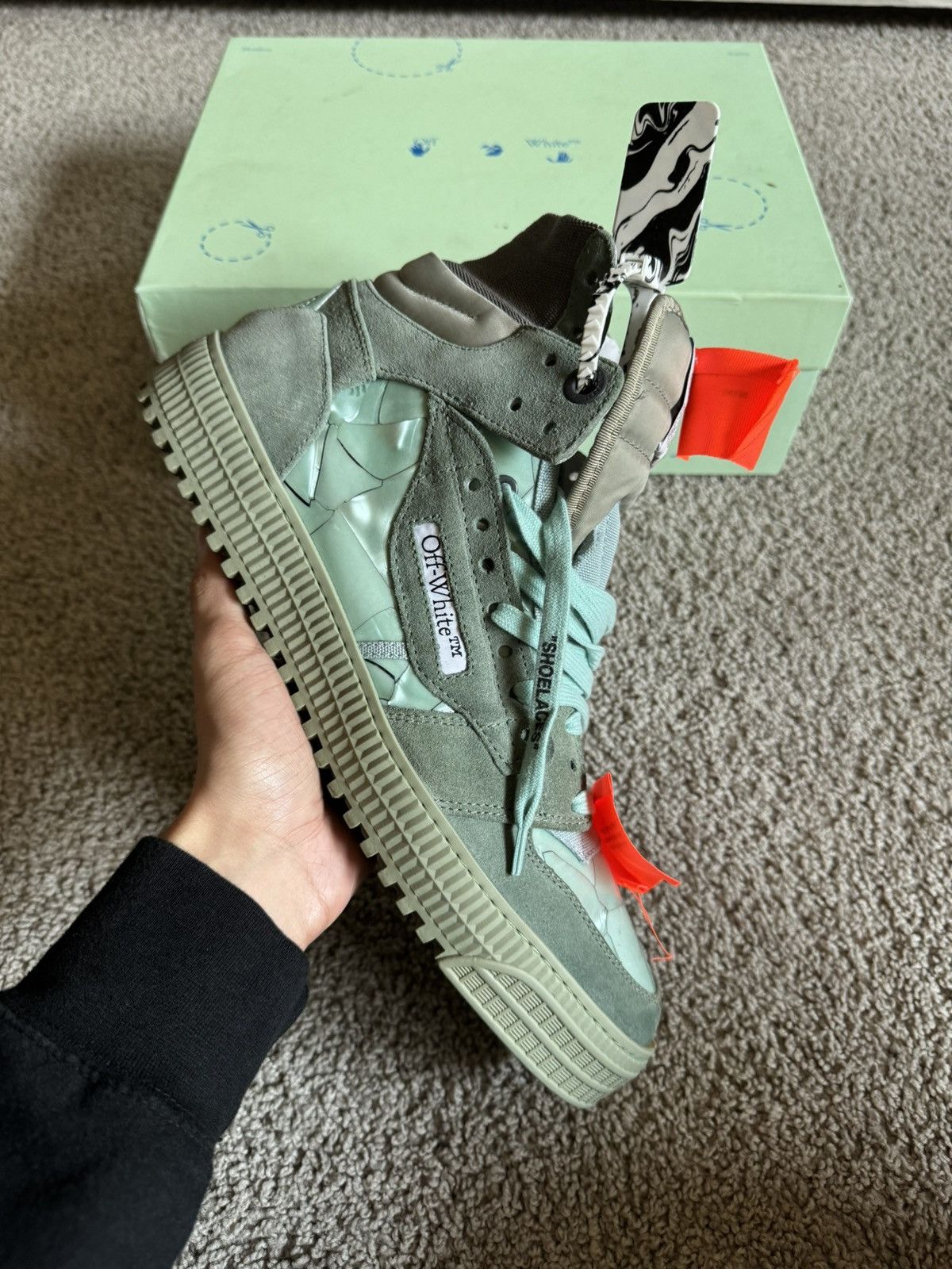 Designer × Off-White Off-White Off-Court High ‘Mint Green’ Size 12 Size US 12 / EU 45 - 7 Thumbnail
