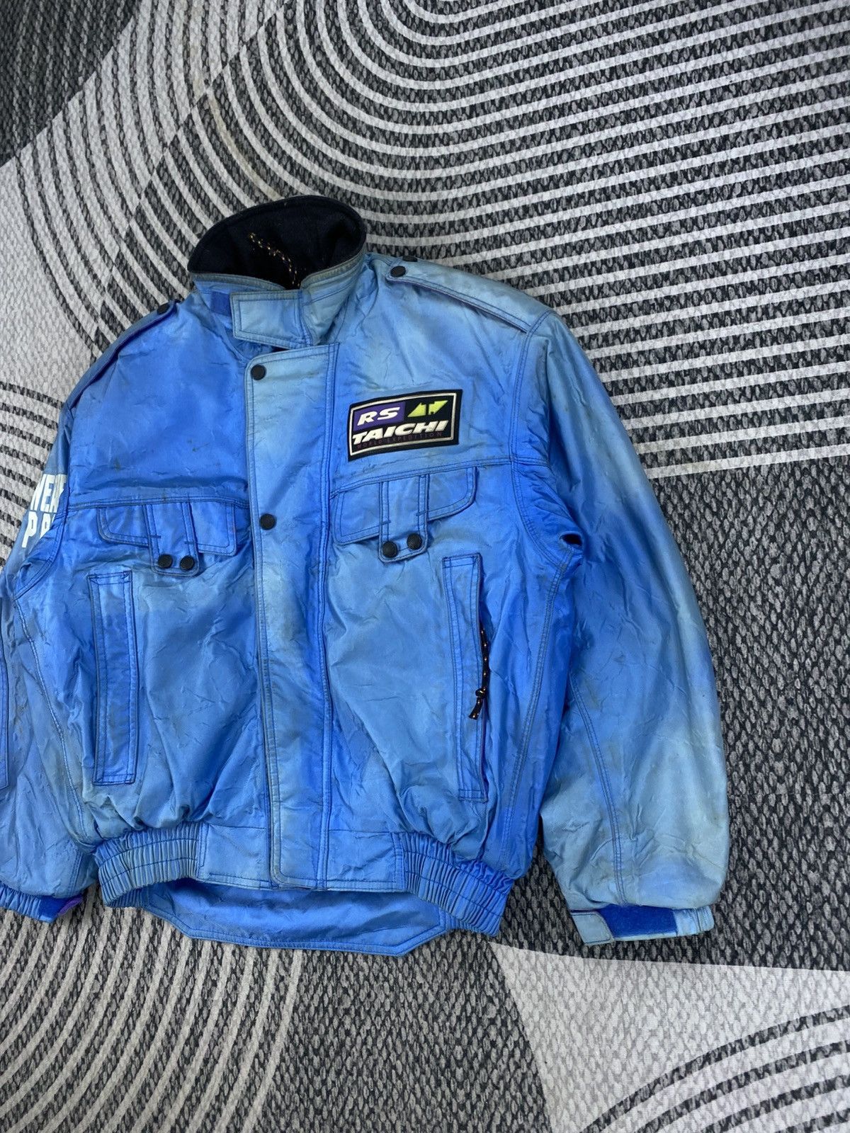 Japanese Brand Vtg New Dimension RS Taichi Weather Proof Bomber Jacket Size US XL / EU 56 / 4 - 4 Thumbnail