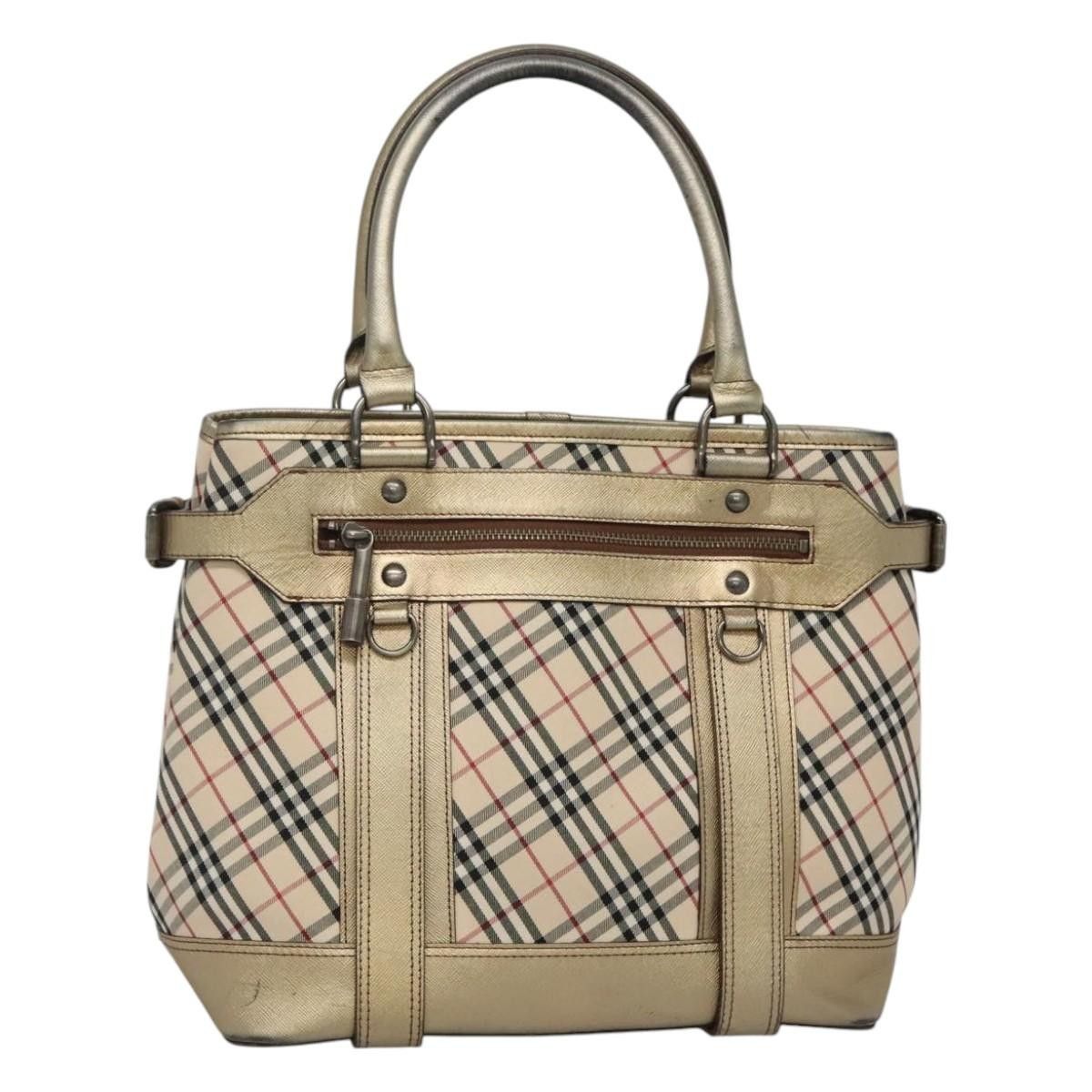 Burberry Burberry Nova Check Tote Canvas and Leather Size ONE SIZE - 1 Thumbnail