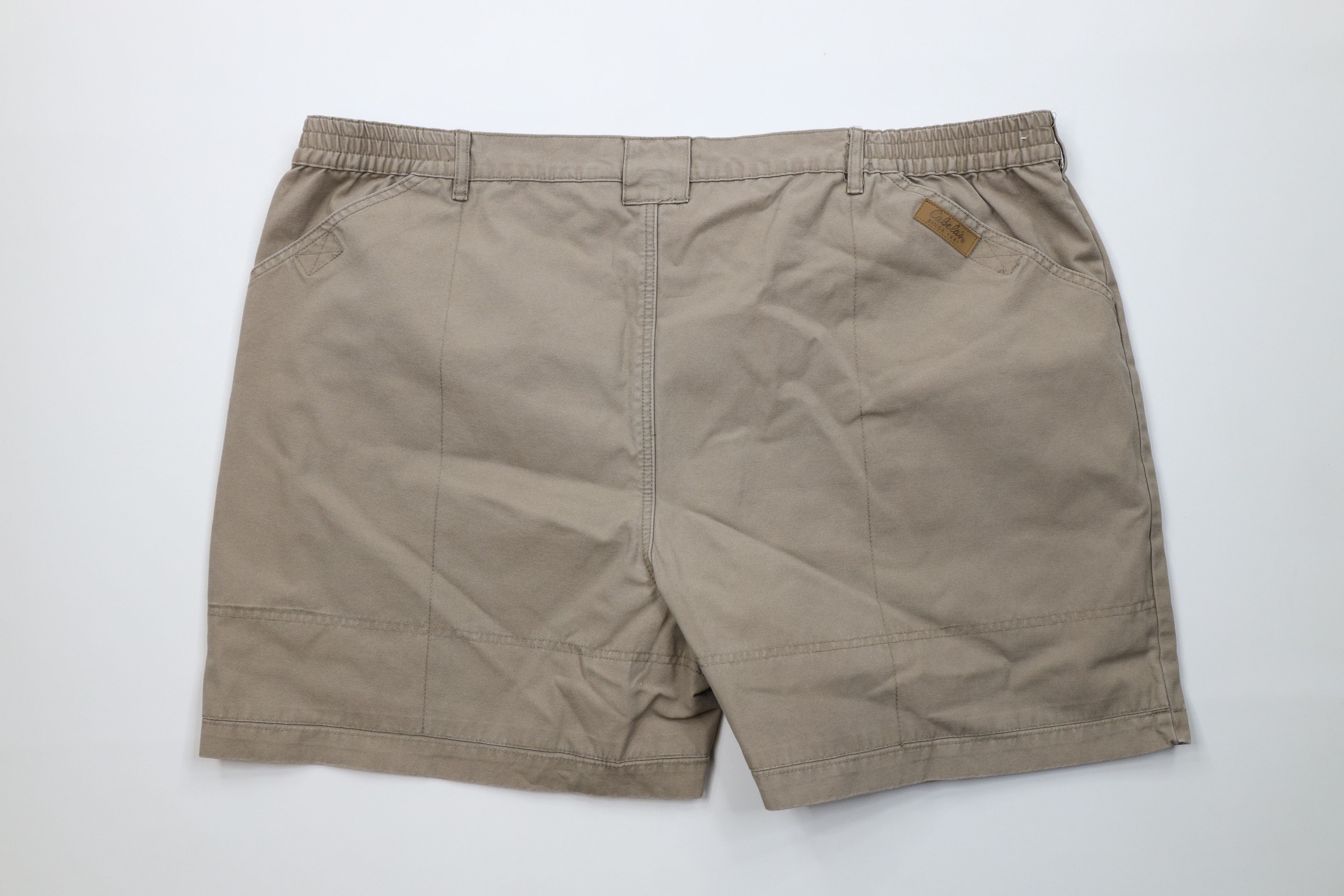 Cabelas Vintage Cabelas Canvas Trekking Cargo Shorts Light Brown Size US 44 / EU 60 - 7 Thumbnail
